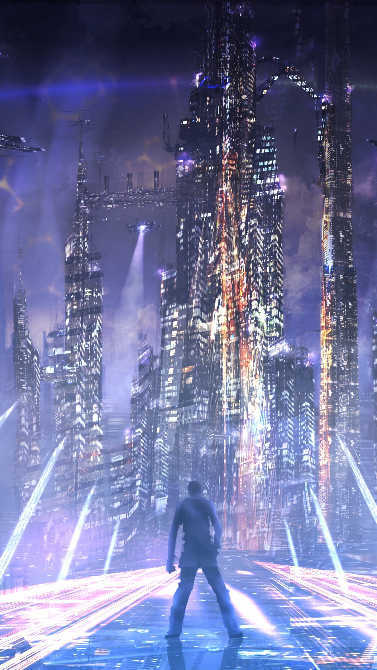 Download mobile wallpaper City, Sci Fi, Futuristic for free.