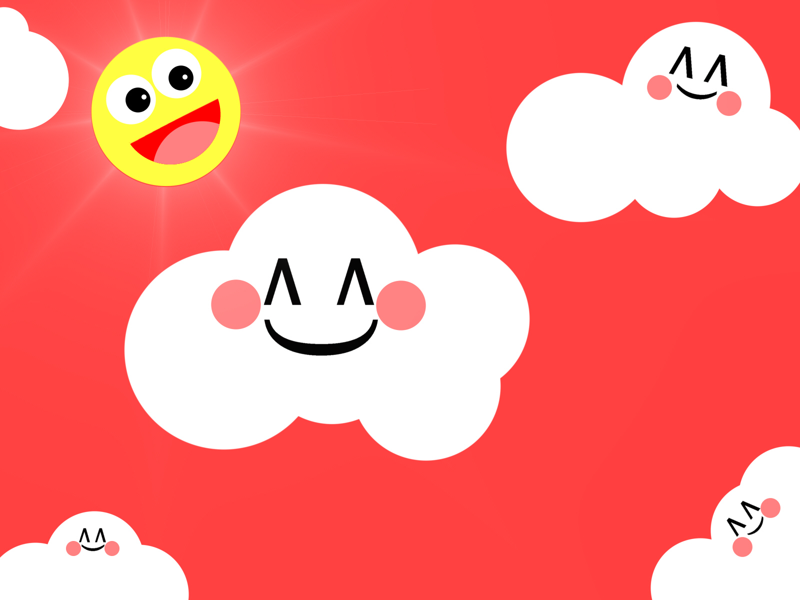 Free download wallpaper Cloud, Smiley, Humor on your PC desktop