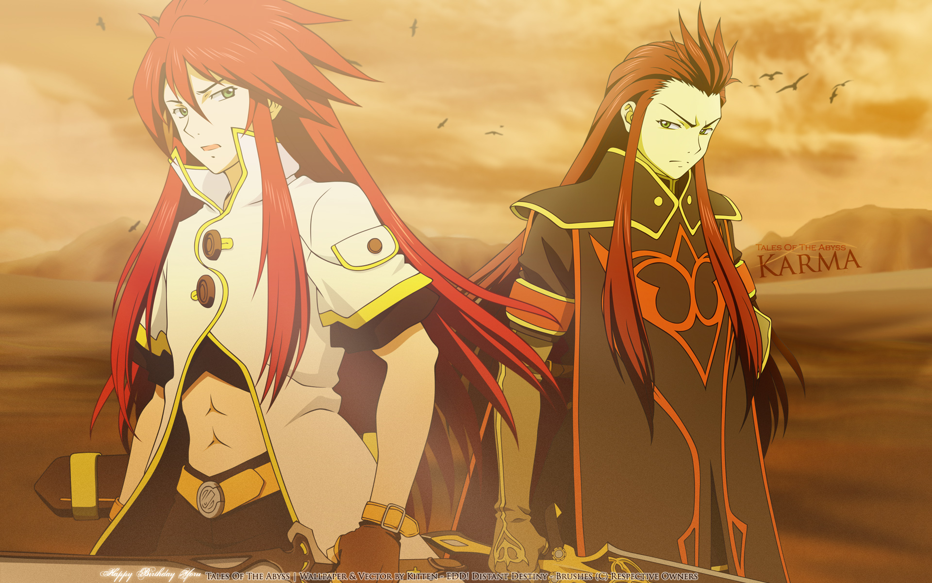 anime, tales of the abyss, tales of