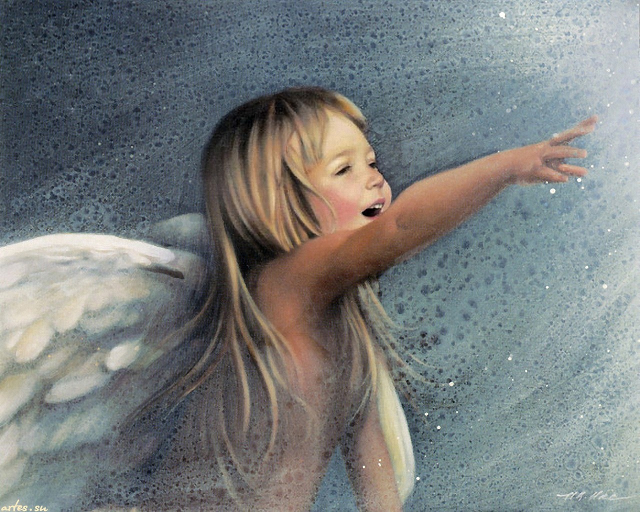 angels, children, pictures Aesthetic wallpaper