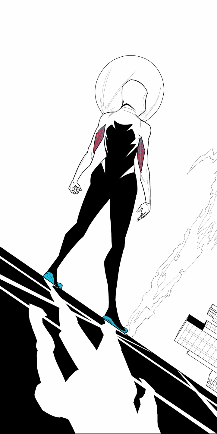 Handy-Wallpaper Comics, Spider Gwen kostenlos herunterladen.