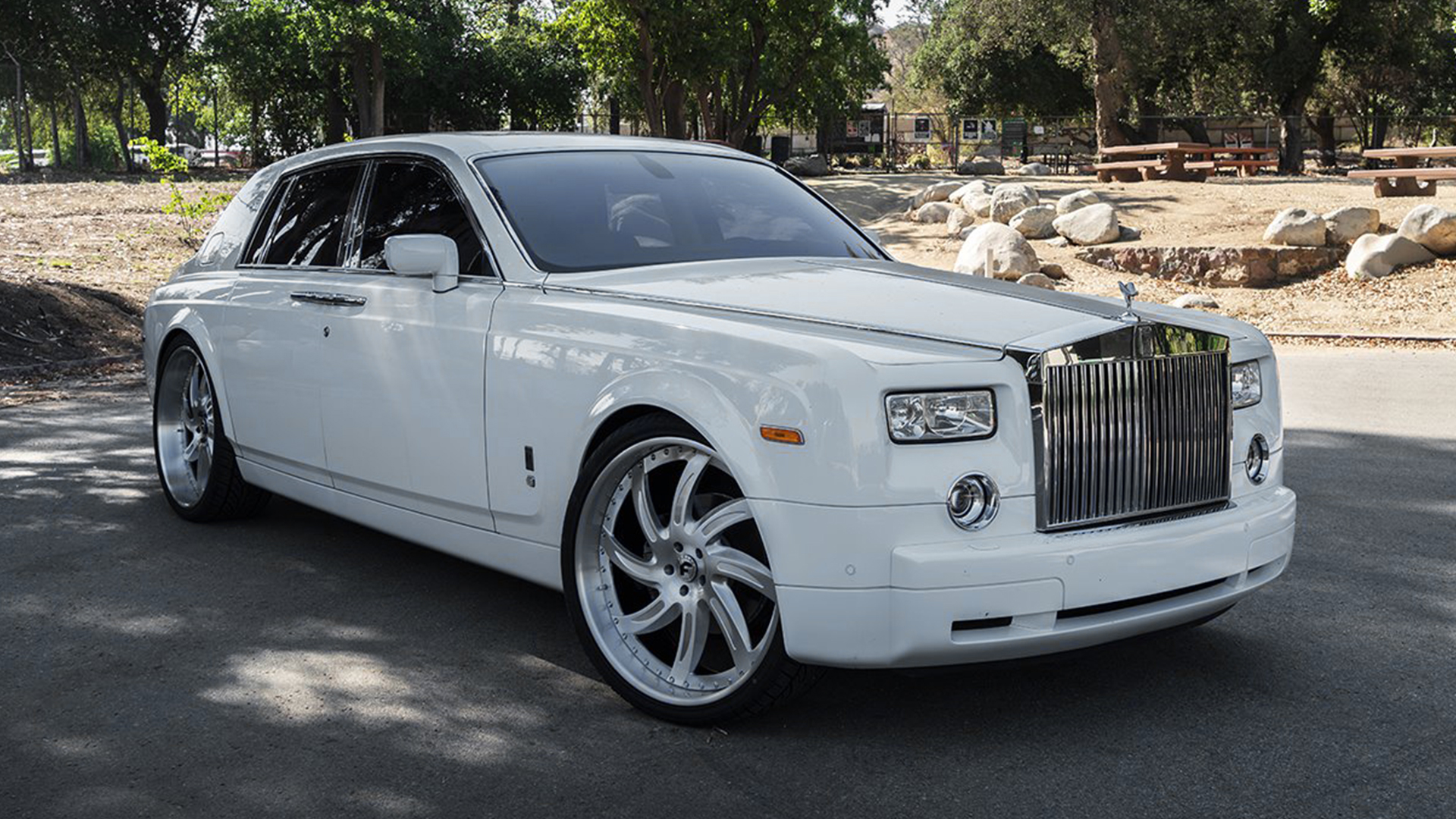 Free download wallpaper Rolls Royce, Car, Rolls Royce Phantom, Vehicles, White Car on your PC desktop