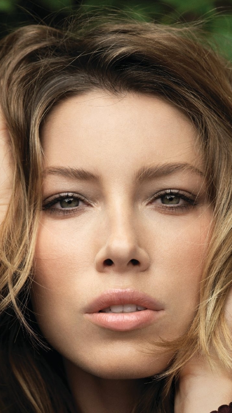 Download mobile wallpaper Face, American, Celebrity, Actress, Jessica Biel for free.