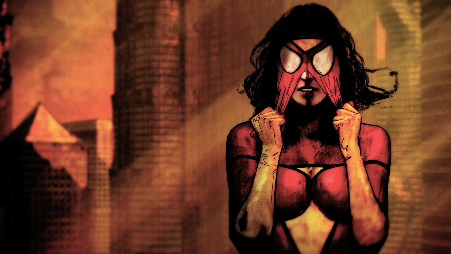 Laden Sie das Comics, Spider Woman-Bild kostenlos auf Ihren PC-Desktop herunter
