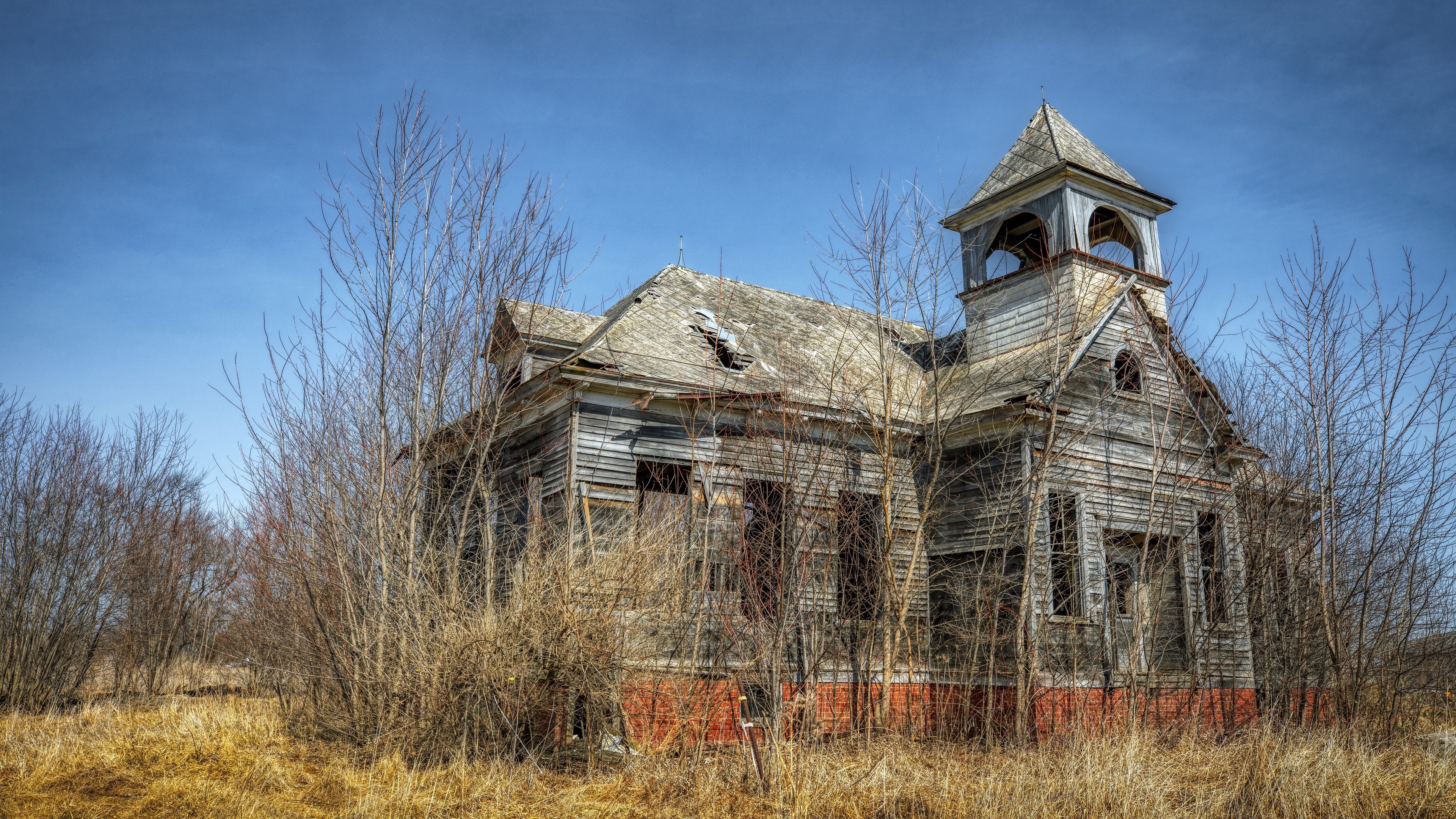 Free download wallpaper Building, House, Ruin, Abandoned, Man Made on your PC desktop