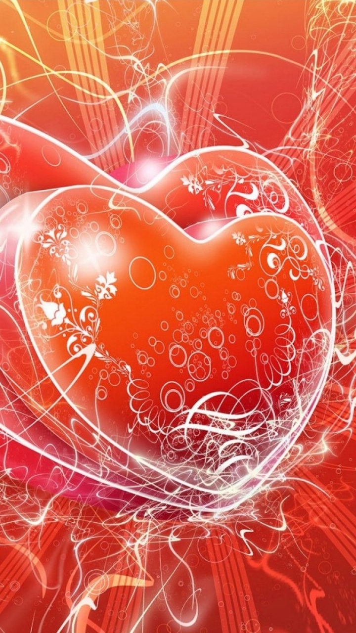 Download mobile wallpaper Love, Vector, Heart, Artistic for free.