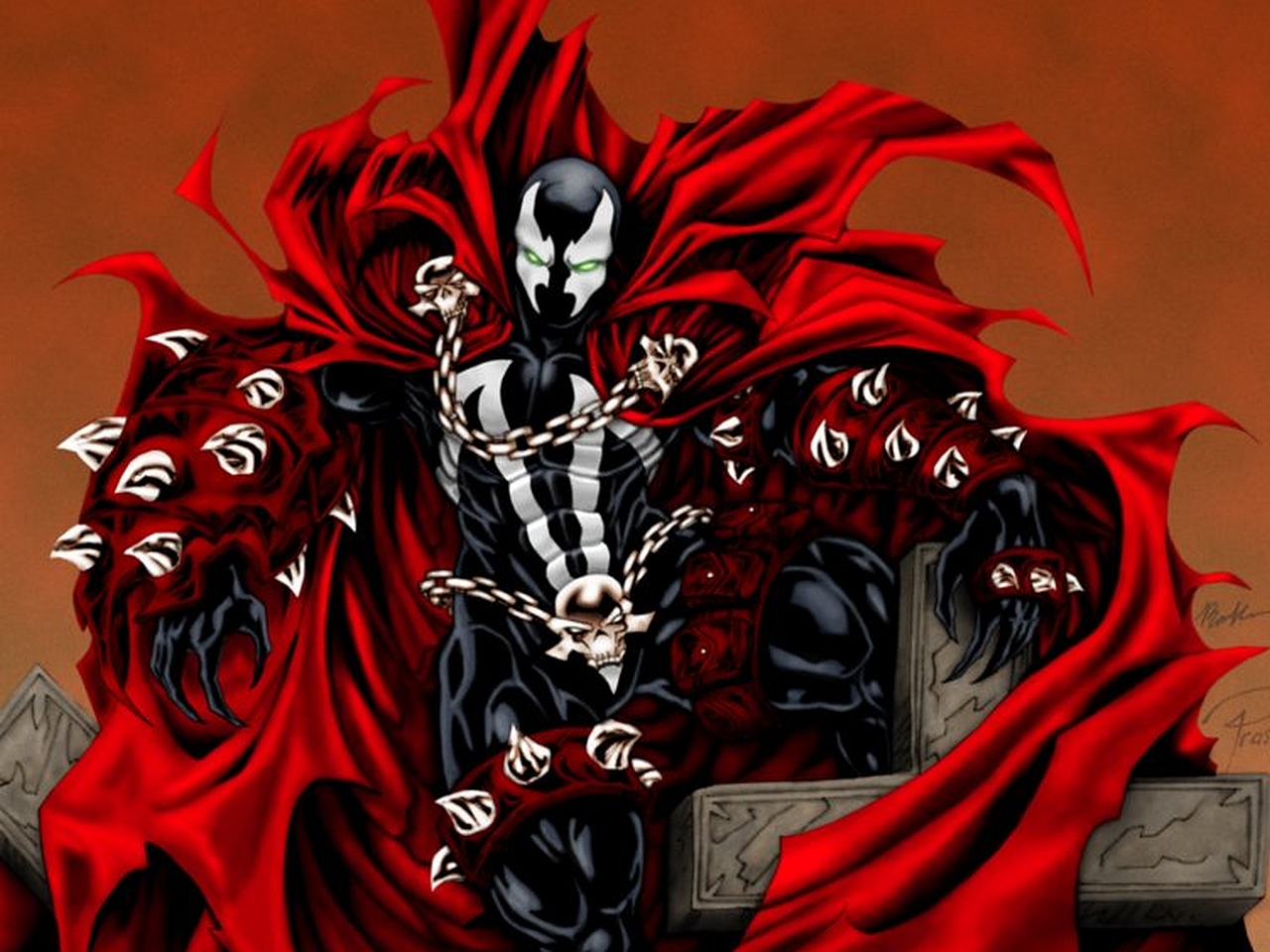 Handy-Wallpaper Comics, Spawn kostenlos herunterladen.