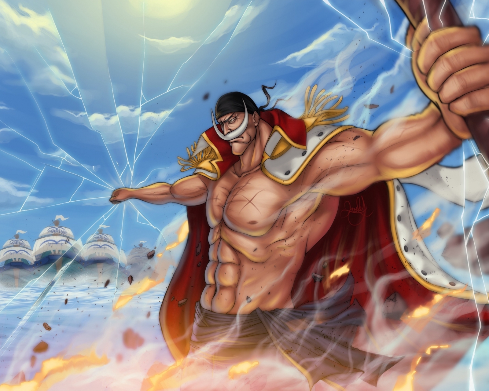 Laden Sie das Animes, One Piece, Eduard Newgate-Bild kostenlos auf Ihren PC-Desktop herunter
