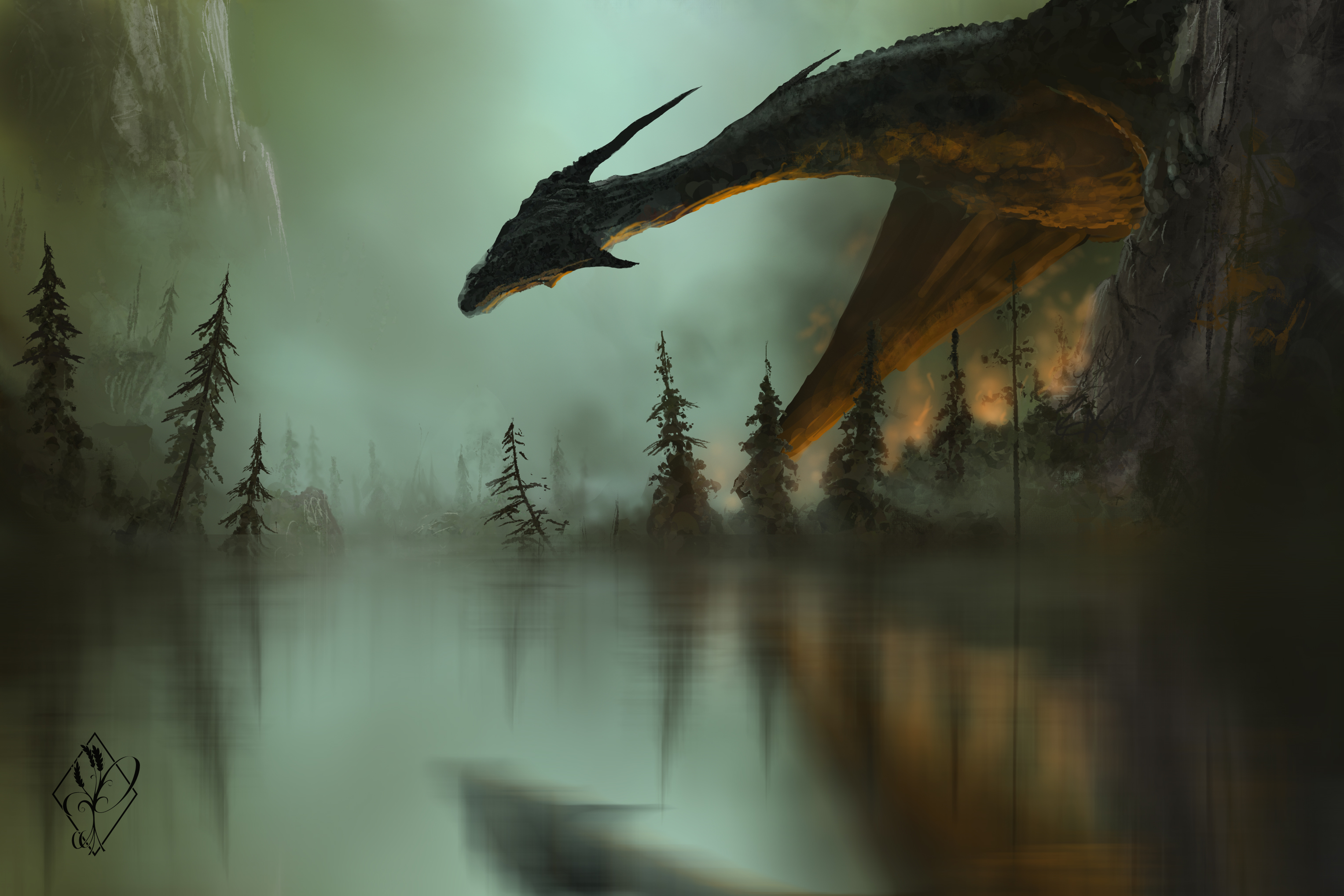 Handy-Wallpaper Fantasie, Drachen kostenlos herunterladen.