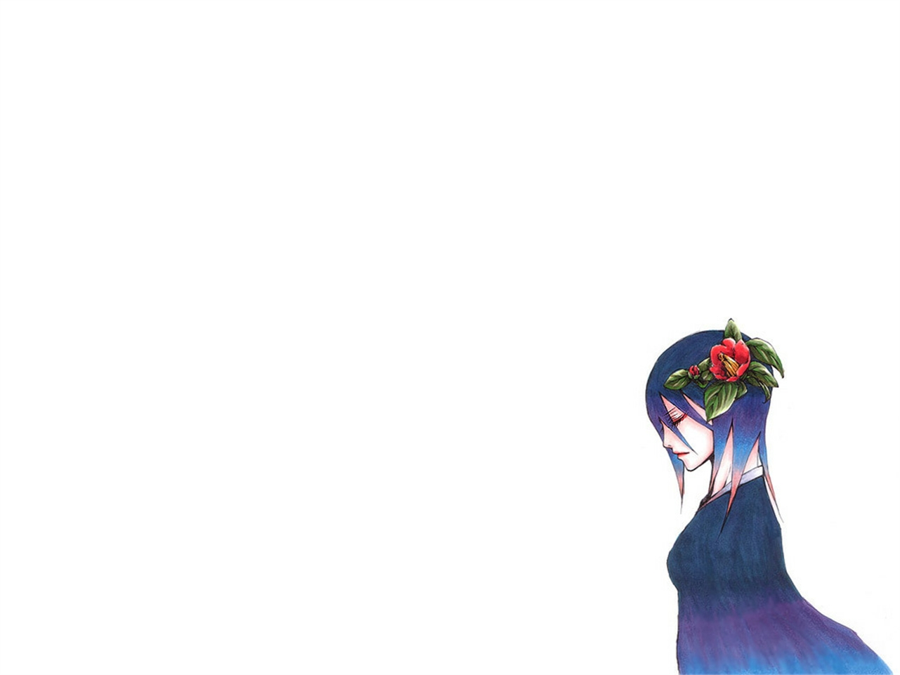 Handy-Wallpaper Bleach, Rukia Kuchiki, Animes kostenlos herunterladen.