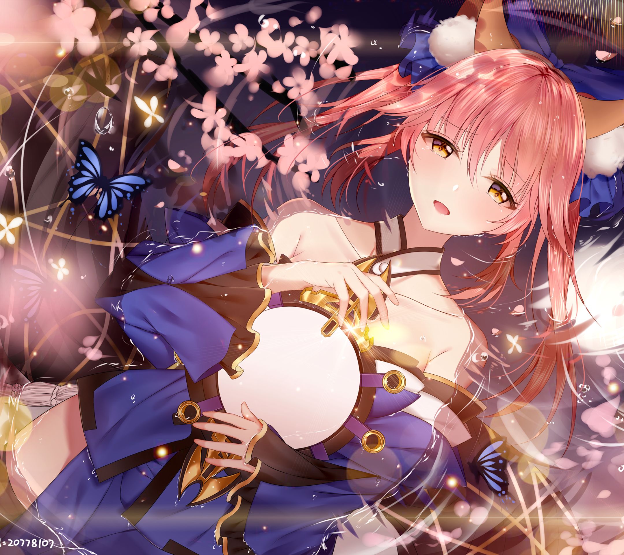 anime, fate/grand order, caster (fate/extra), tamamo no mae (fate/grand order), fate series