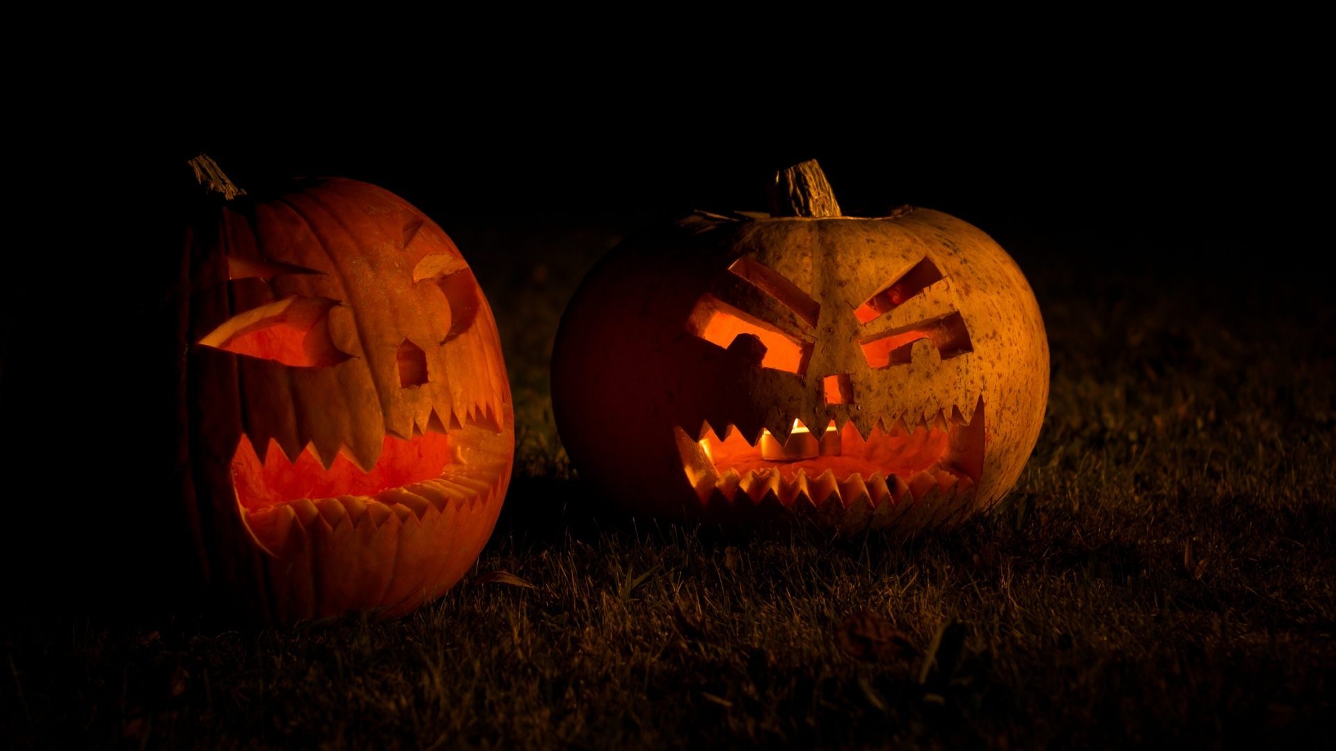 Free download wallpaper Halloween, Pumpkin, 3D, Holiday, Jack O' Lantern on your PC desktop