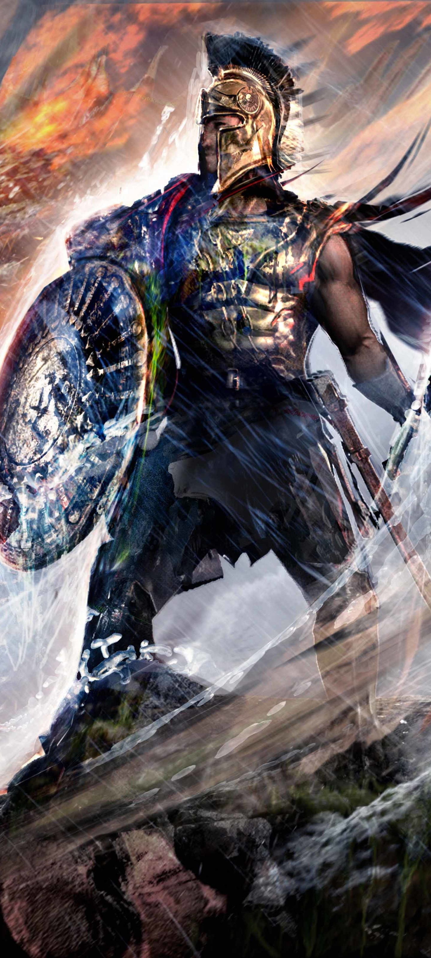 Download mobile wallpaper Fantasy, Warrior, Armor for free.