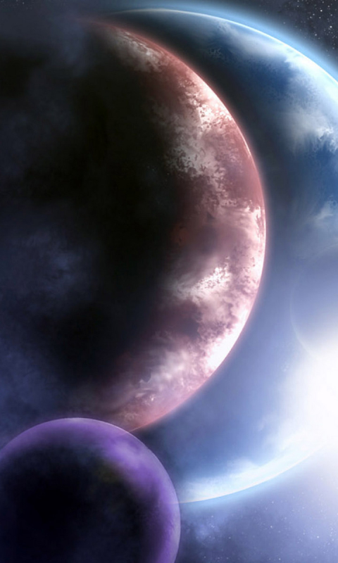 Download mobile wallpaper Planets, Sci Fi for free.