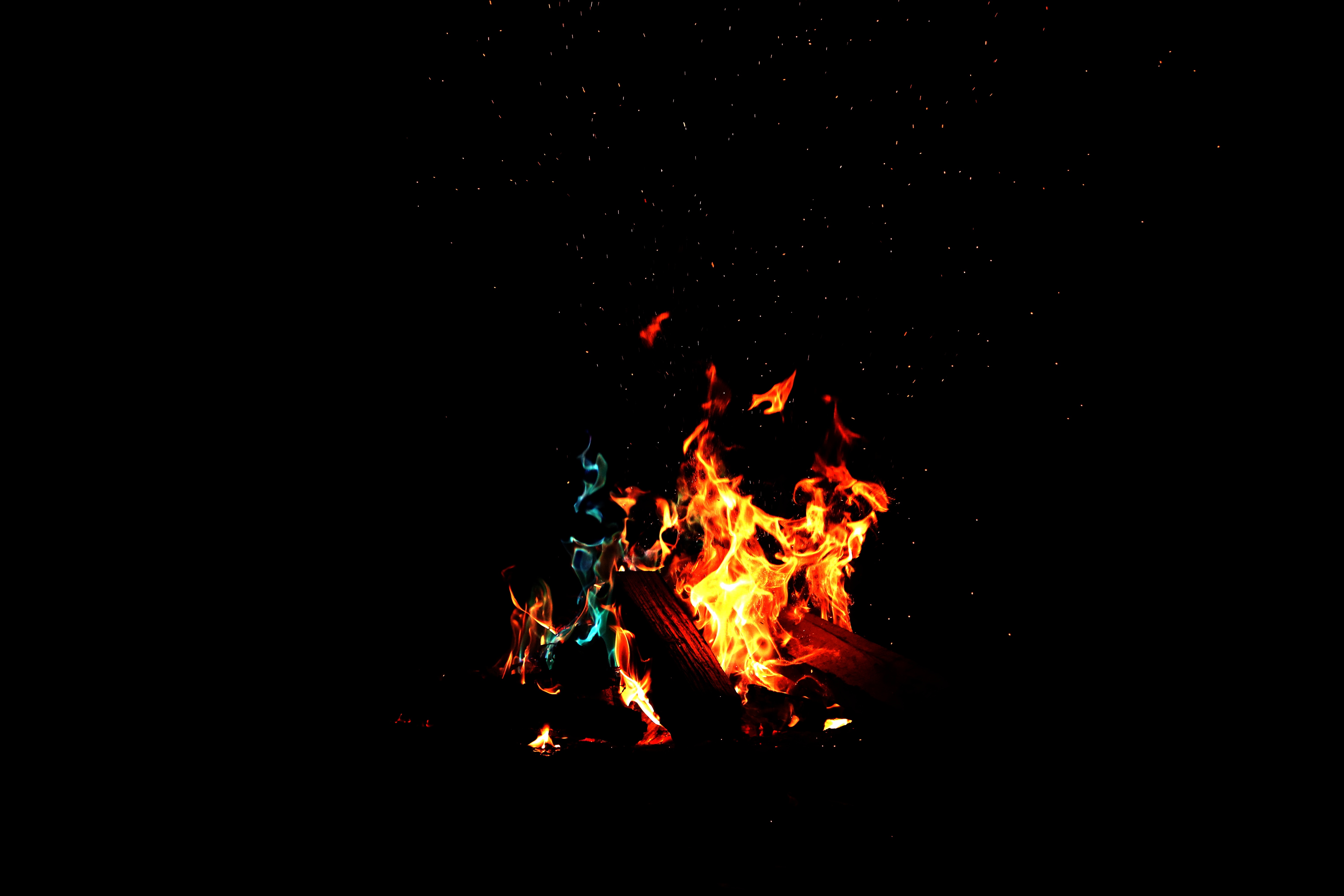 Download mobile wallpaper Flame, Fire, Dark for free.
