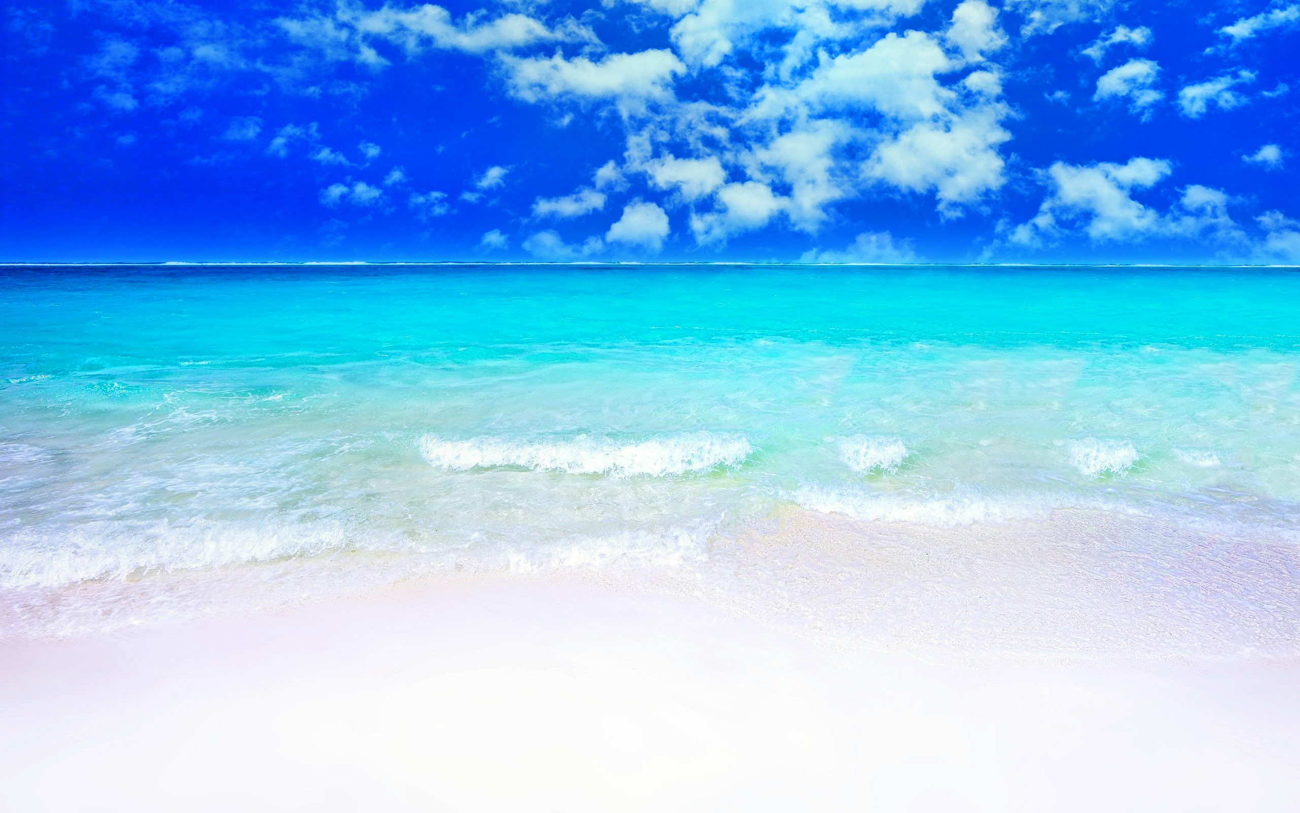 Laden Sie das Strand, Horizont, Welle, Sonnig, Szene, Meer, Erde/natur-Bild kostenlos auf Ihren PC-Desktop herunter
