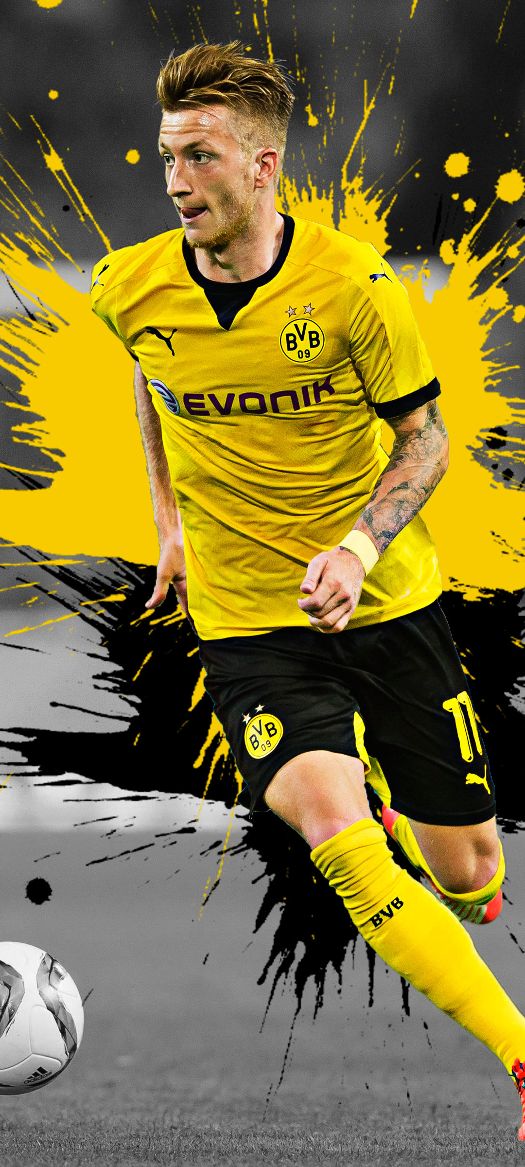 Handy-Wallpaper Sport, Fußball, Deutsch, Borussia Dortmund, Marco Reus kostenlos herunterladen.