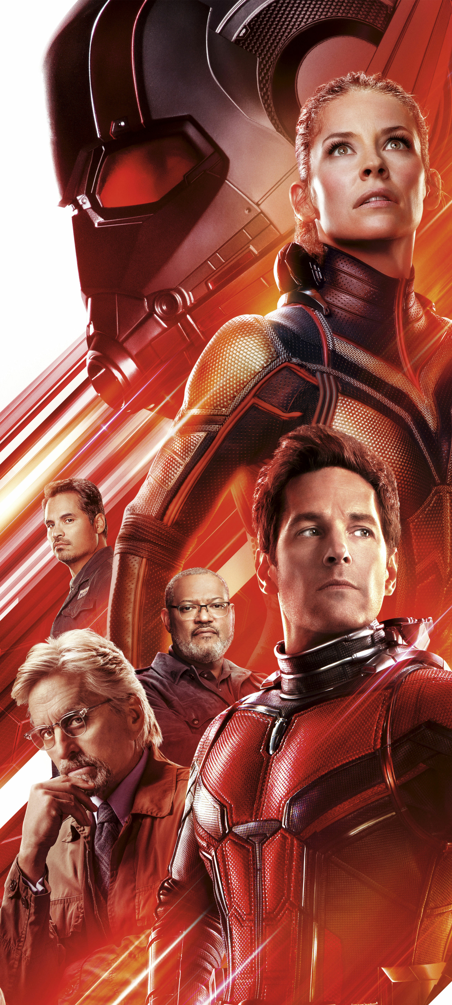Download mobile wallpaper Movie, Wasp (Marvel Comics), Evangeline Lilly, Hank Pym, Ant Man, Michael Douglas, Michael Peña, Paul Rudd, Hope Van Dyne, Ant Man And The Wasp for free.