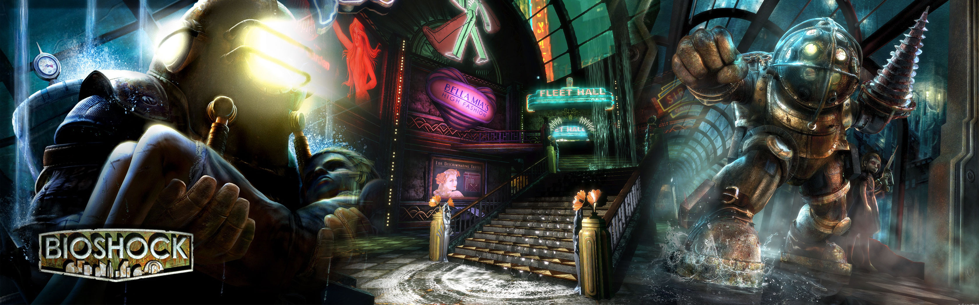 Baixe gratuitamente a imagem Bioshock, Videogame na área de trabalho do seu PC