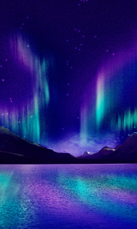 Download mobile wallpaper Earth, Aurora Borealis for free.