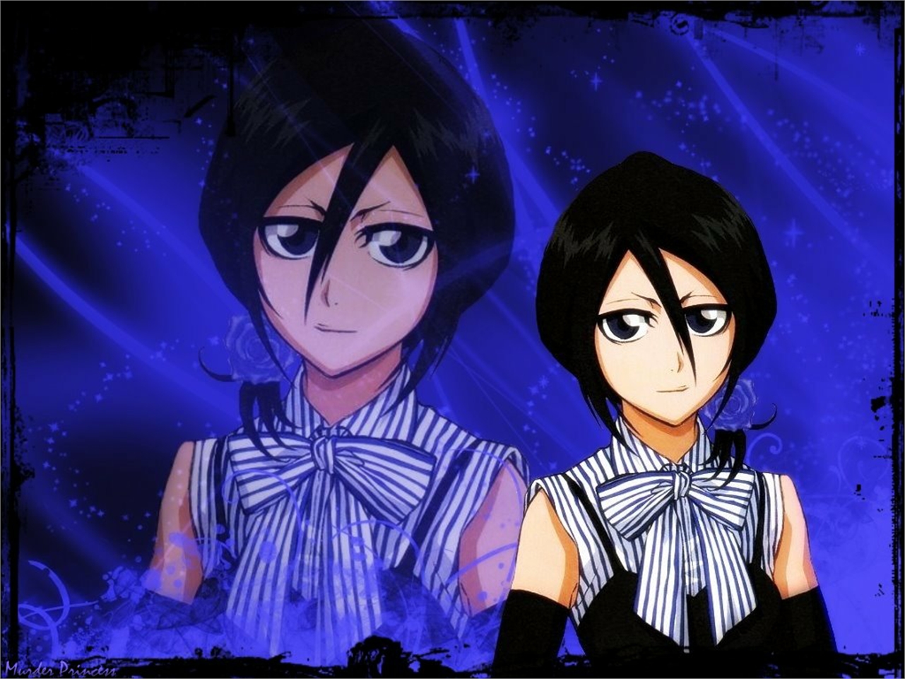 Handy-Wallpaper Bleach, Rukia Kuchiki, Animes kostenlos herunterladen.