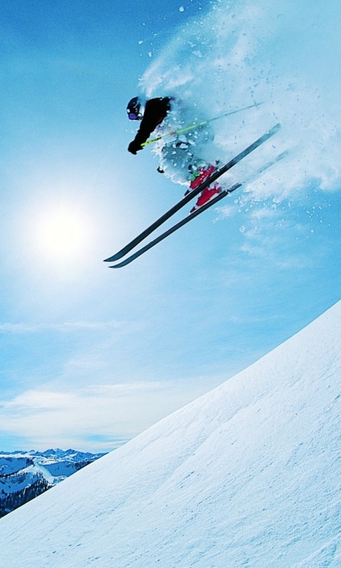 Handy-Wallpaper Sport, Skifahren kostenlos herunterladen.