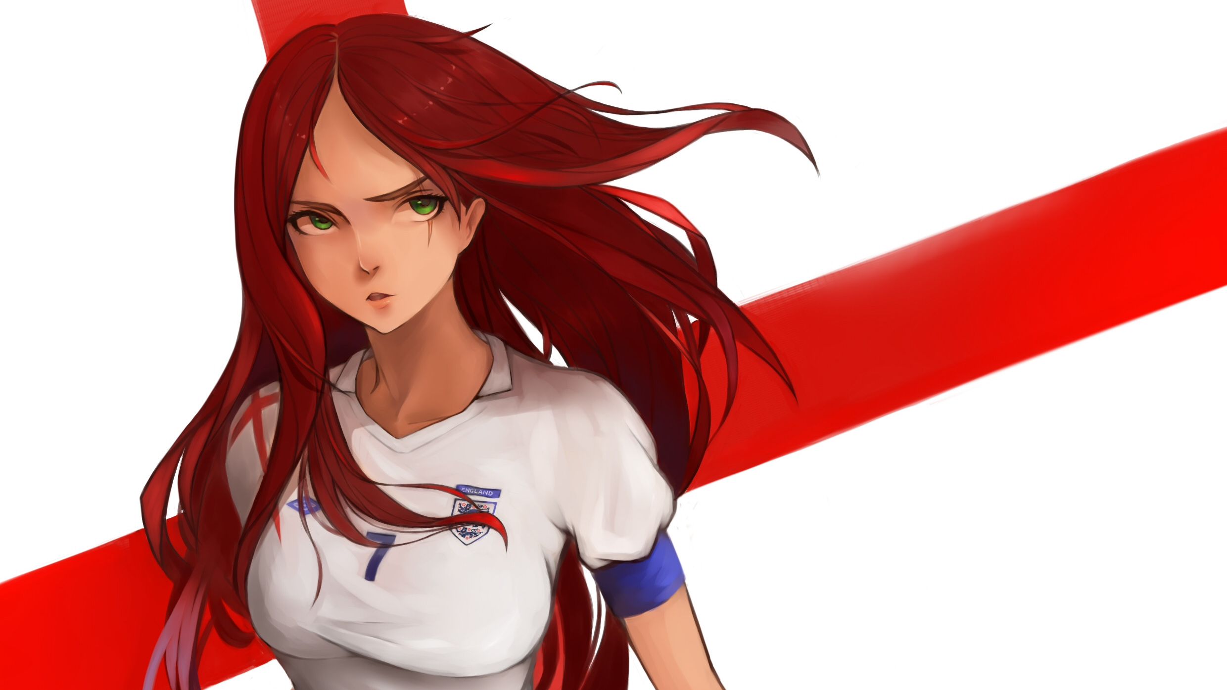 Download mobile wallpaper League Of Legends, Video Game, Soccer, Red Hair, Scar, Katarina (League Of Legends) for free.