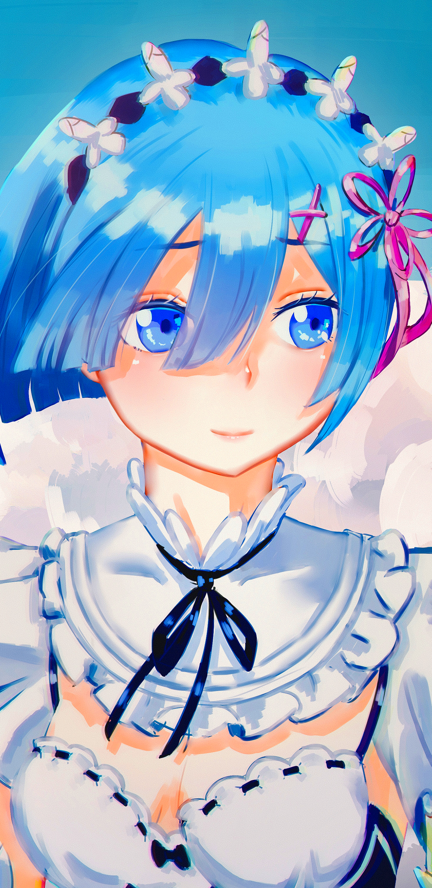 Descarga gratuita de fondo de pantalla para móvil de Animado, Re:zero Comenzando La Vida En Otro Mundo, Rem (Re: Cero).