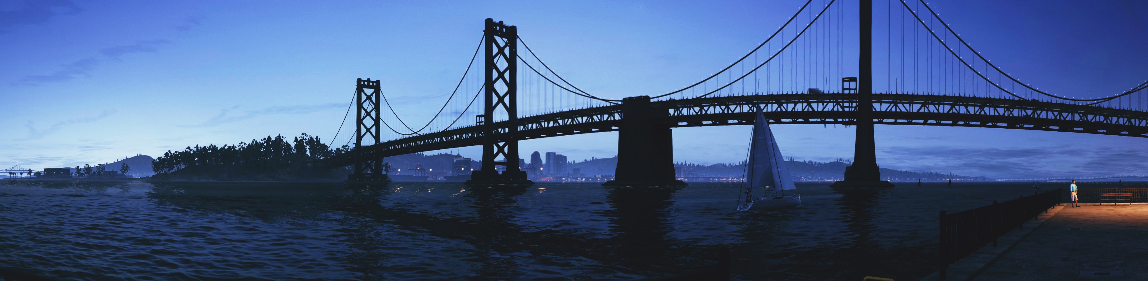 Download mobile wallpaper Watch Dogs, San Francisco, Golden Gate, Video Game, Watch Dogs 2 for free.