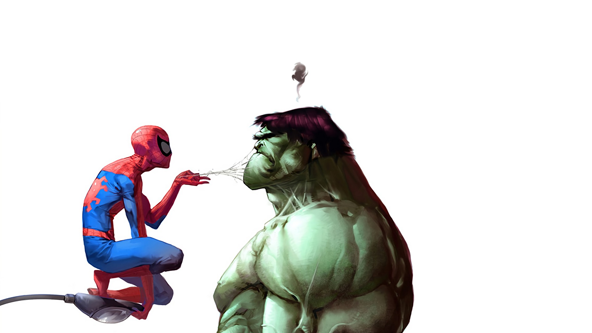 Download mobile wallpaper Spider Man, Hulk, Comics, Marvel Comics for free.