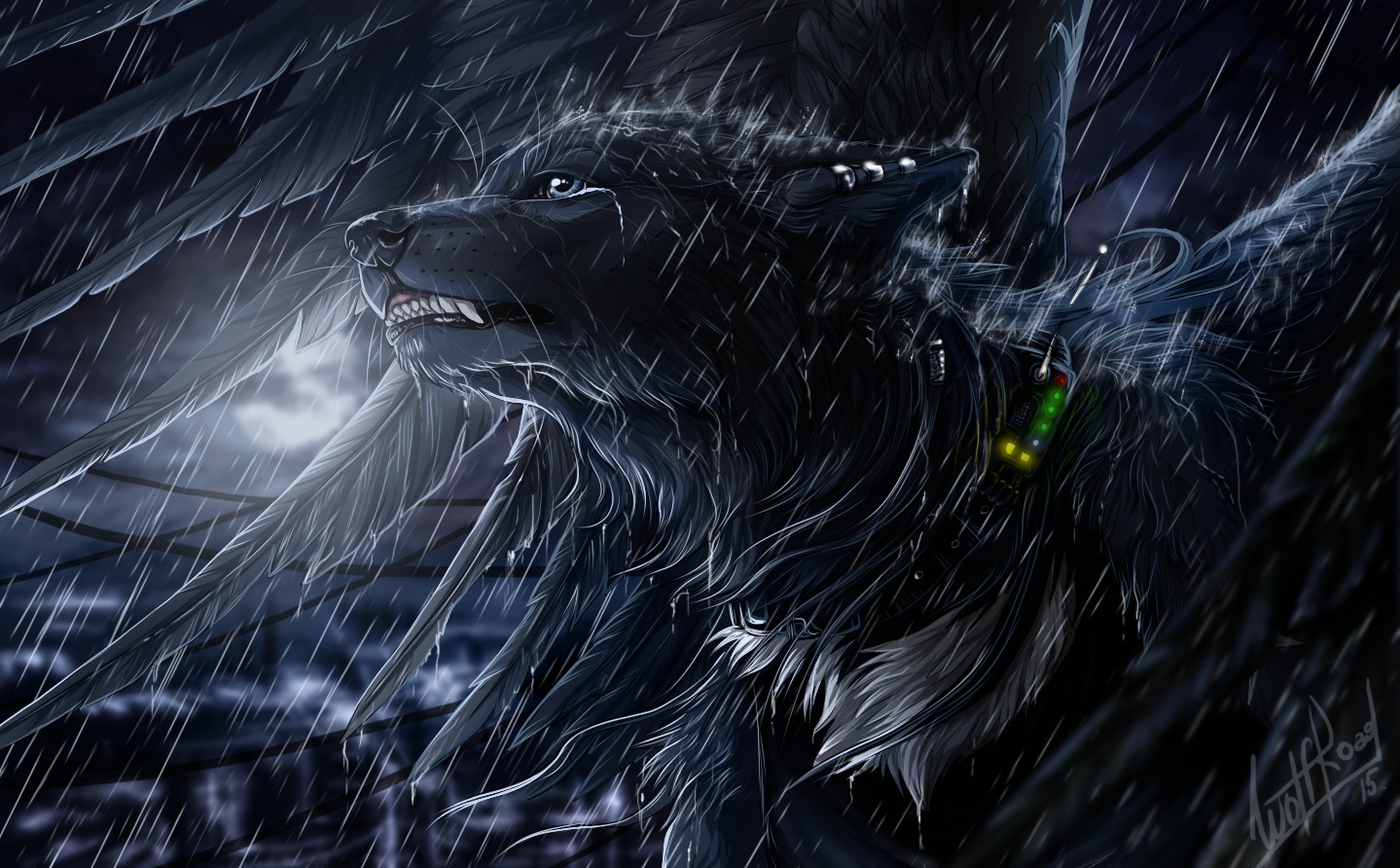 Free download wallpaper Fantasy, Wolf, Fantasy Animals on your PC desktop