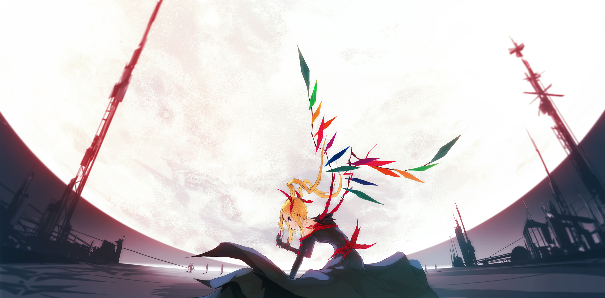 Free download wallpaper Anime, Flandre Scarlet, Touhou on your PC desktop