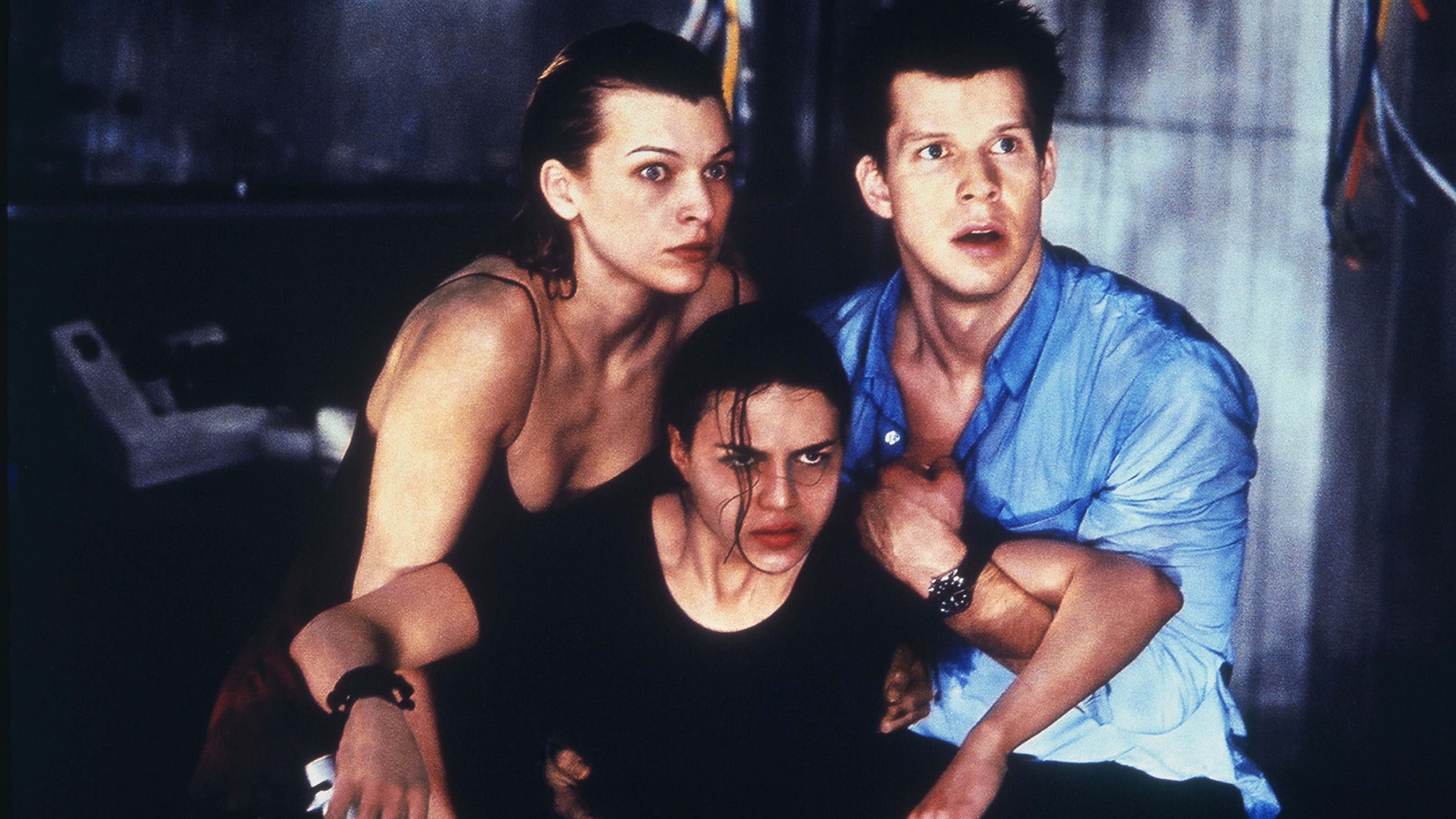 Handy-Wallpaper Milla Jovovich, Michelle Rodriguez, Resident Evil, Filme kostenlos herunterladen.