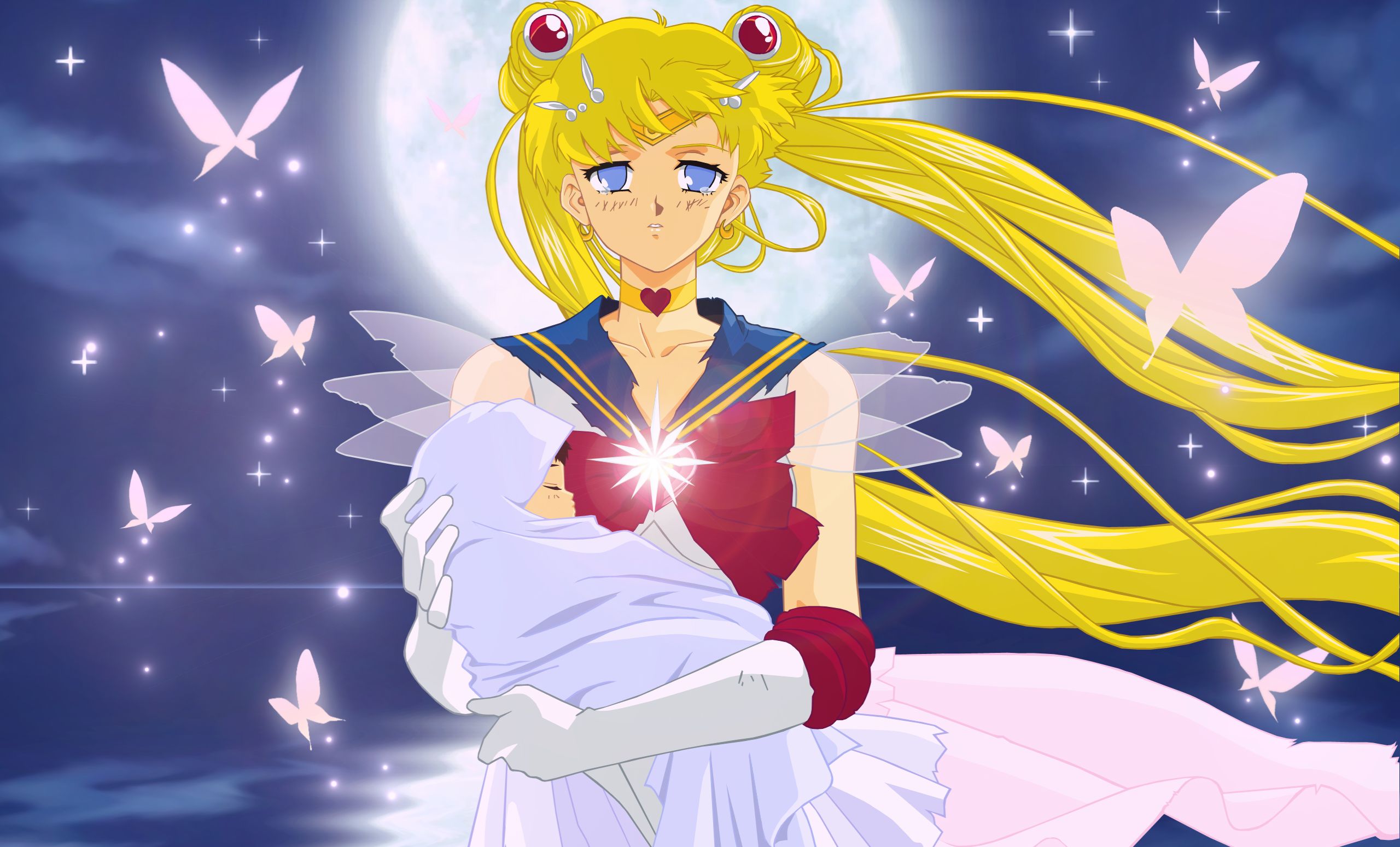 Handy-Wallpaper Sailor Moon Das Mädchen Mit Den Zauberkräften, Animes kostenlos herunterladen.