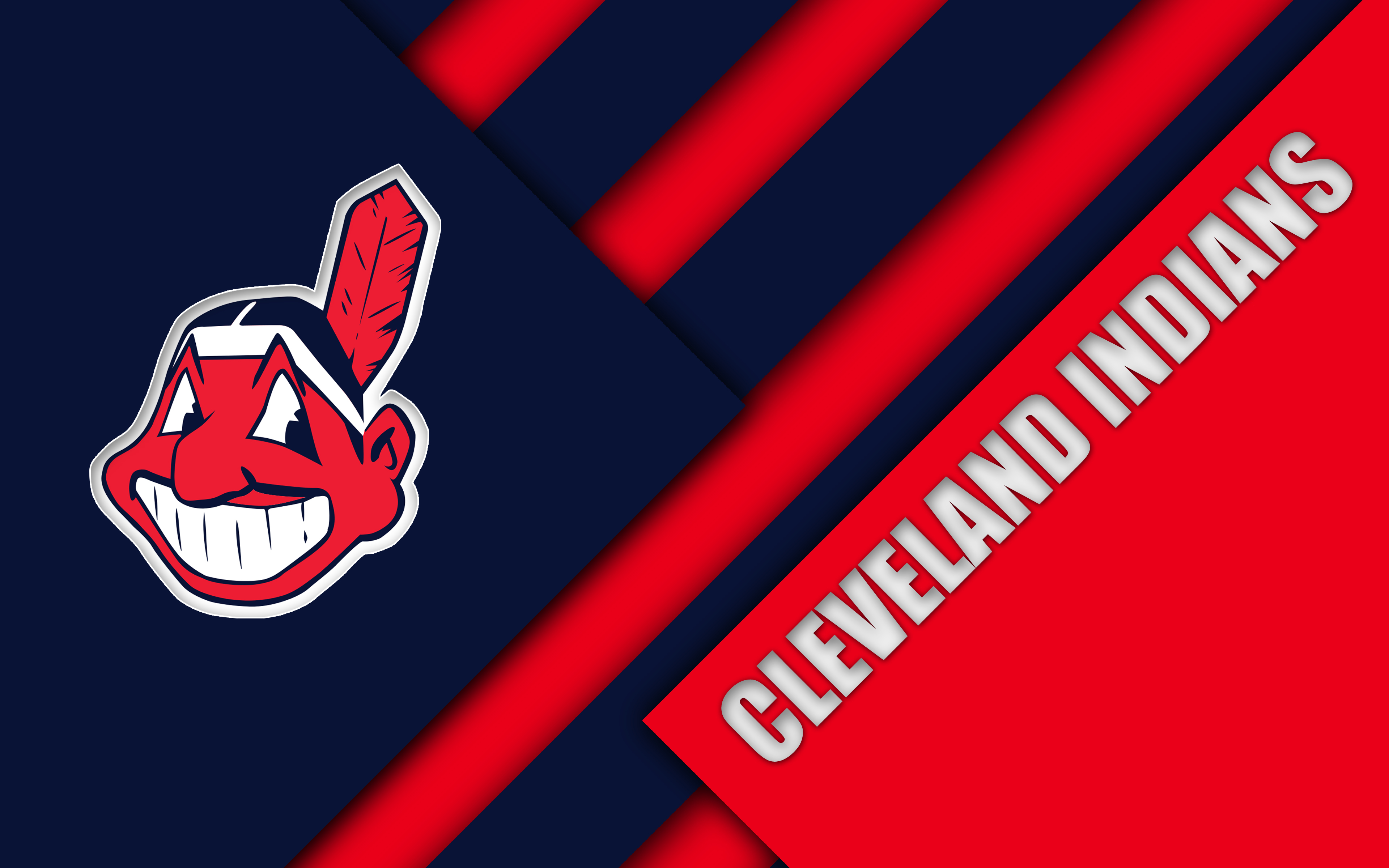 Handy-Wallpaper Sport, Logo, Baseball, Mlb, Cleveland Indianer kostenlos herunterladen.
