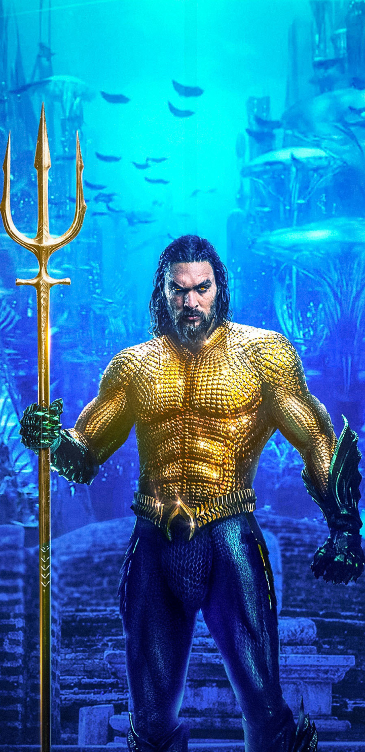 Téléchargez des papiers peints mobile Film, Aquaman, Jason Momoa gratuitement.