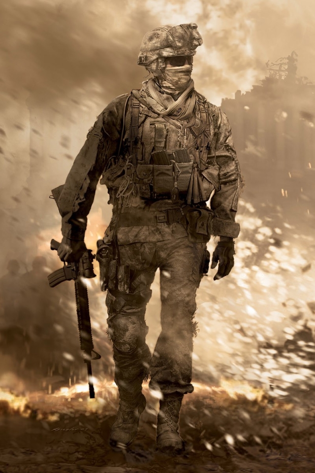 Скачать картинку Call Of Duty, Видеоигры, Call Of Duty Modern Warfare 2, Зов Долга в телефон бесплатно.