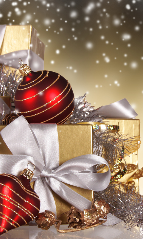 Download mobile wallpaper Christmas, Holiday, Gift, Decoration, Christmas Ornaments for free.