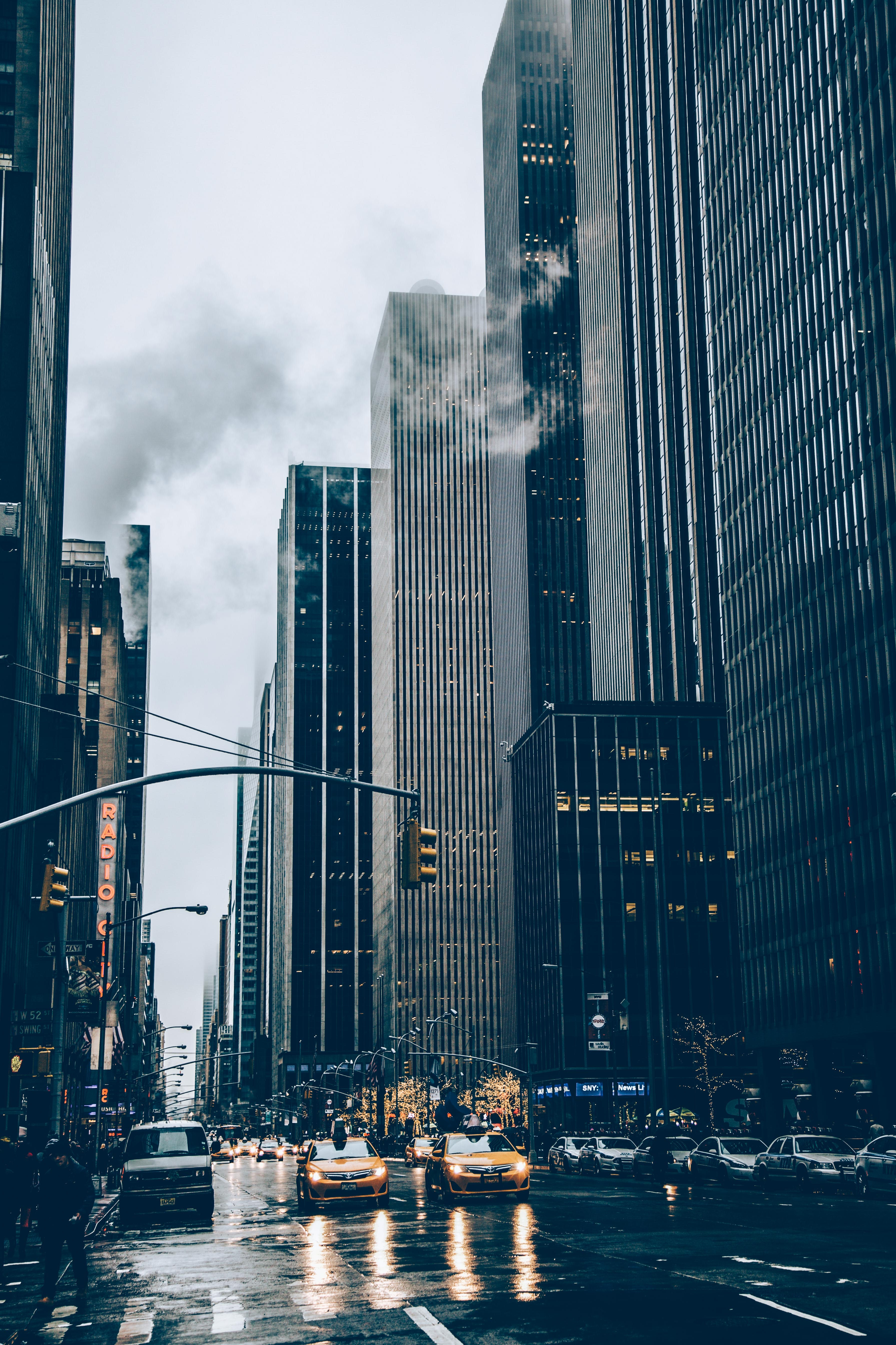 usa, traffic, megapolis, united states, cities, cars, road, movement, megalopolis, mainly cloudy, overcast, new york
