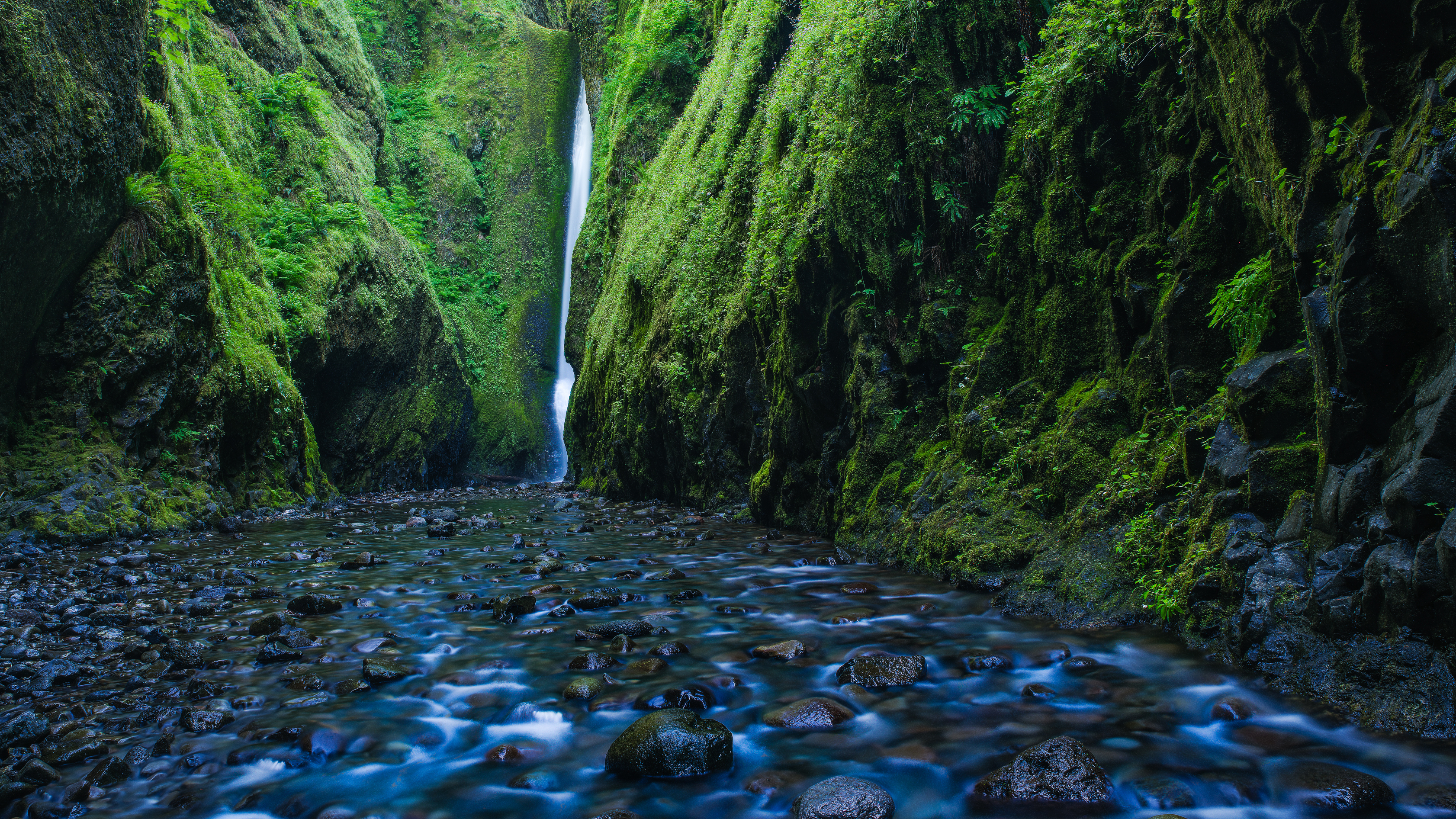 Laden Sie das Natur, Wasserfälle, Wasserfall, Stein, Moos, Strom, Erde/natur-Bild kostenlos auf Ihren PC-Desktop herunter