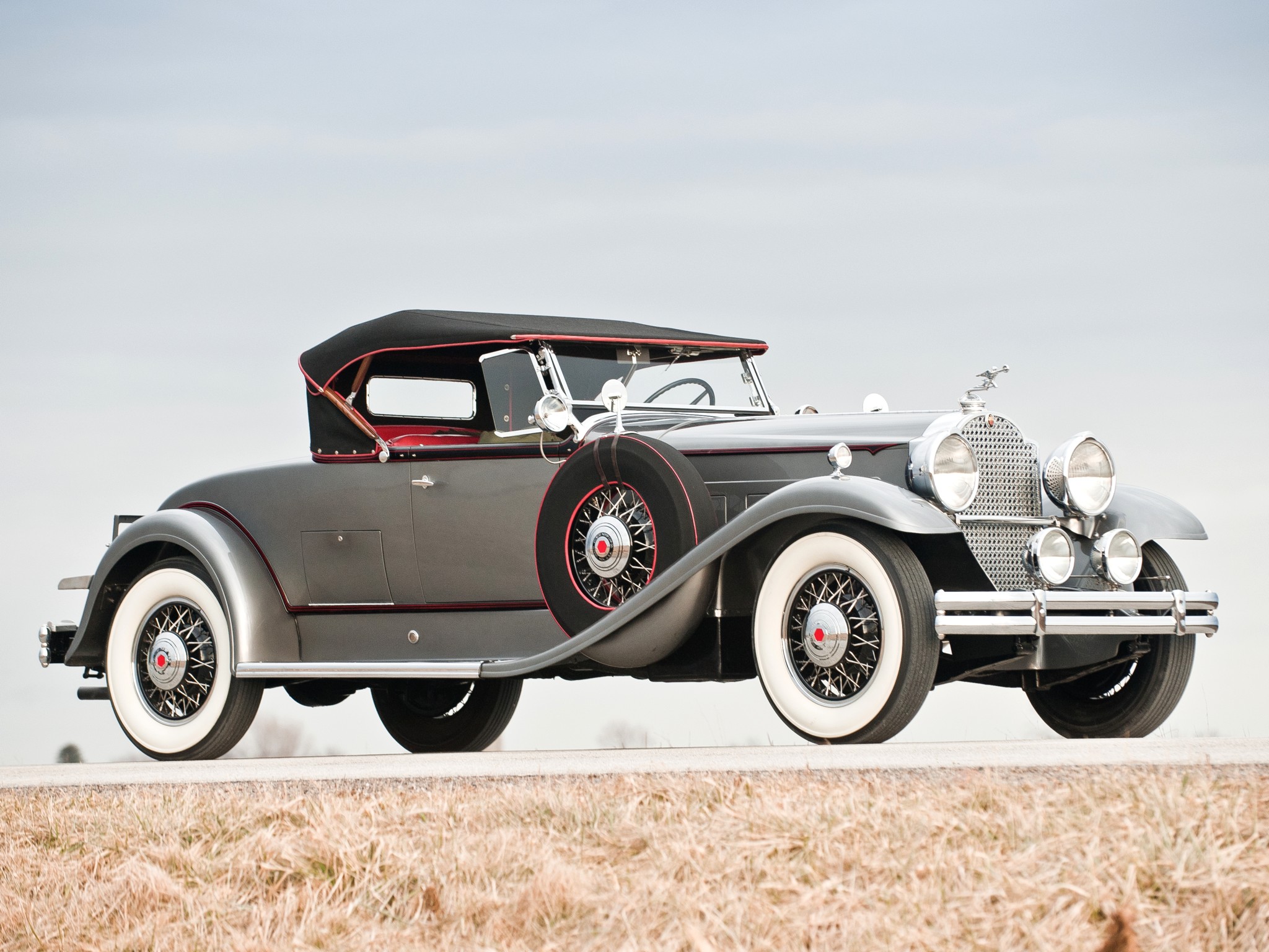 Скачать обои бесплатно Старинный Автомобиль, Транспортные Средства, Паккард, 1931 Packard Deluxe Eight Roadster, Паккард Делюкс Восемь Родстер картинка на рабочий стол ПК