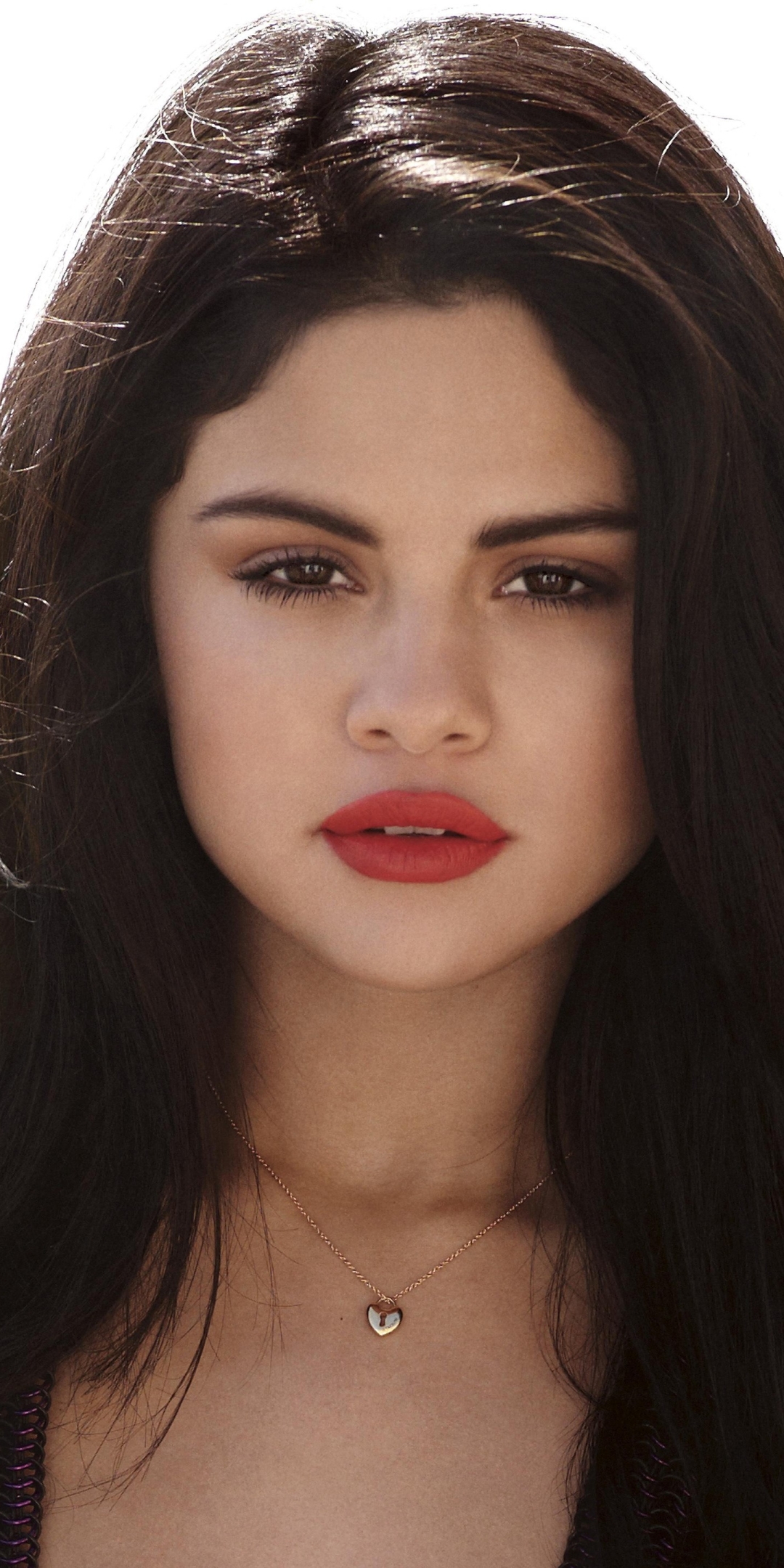 Download mobile wallpaper Music, Selena Gomez, Brunette, Brown Eyes, Lipstick for free.