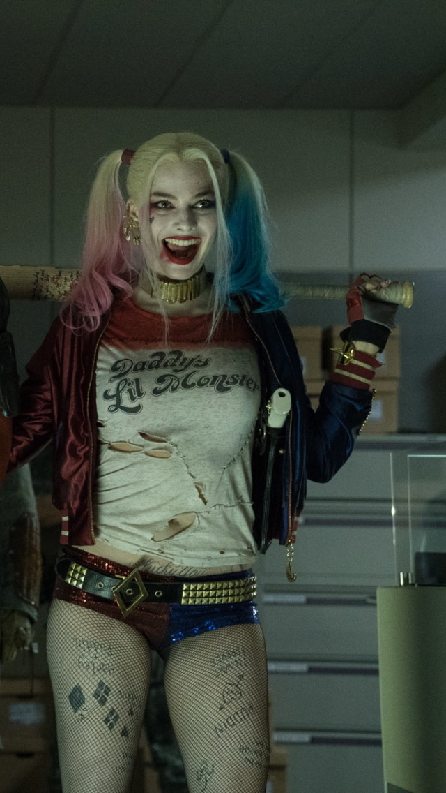 Download mobile wallpaper Will Smith, Movie, Harley Quinn, Deadshot, Suicide Squad, Margot Robbie for free.