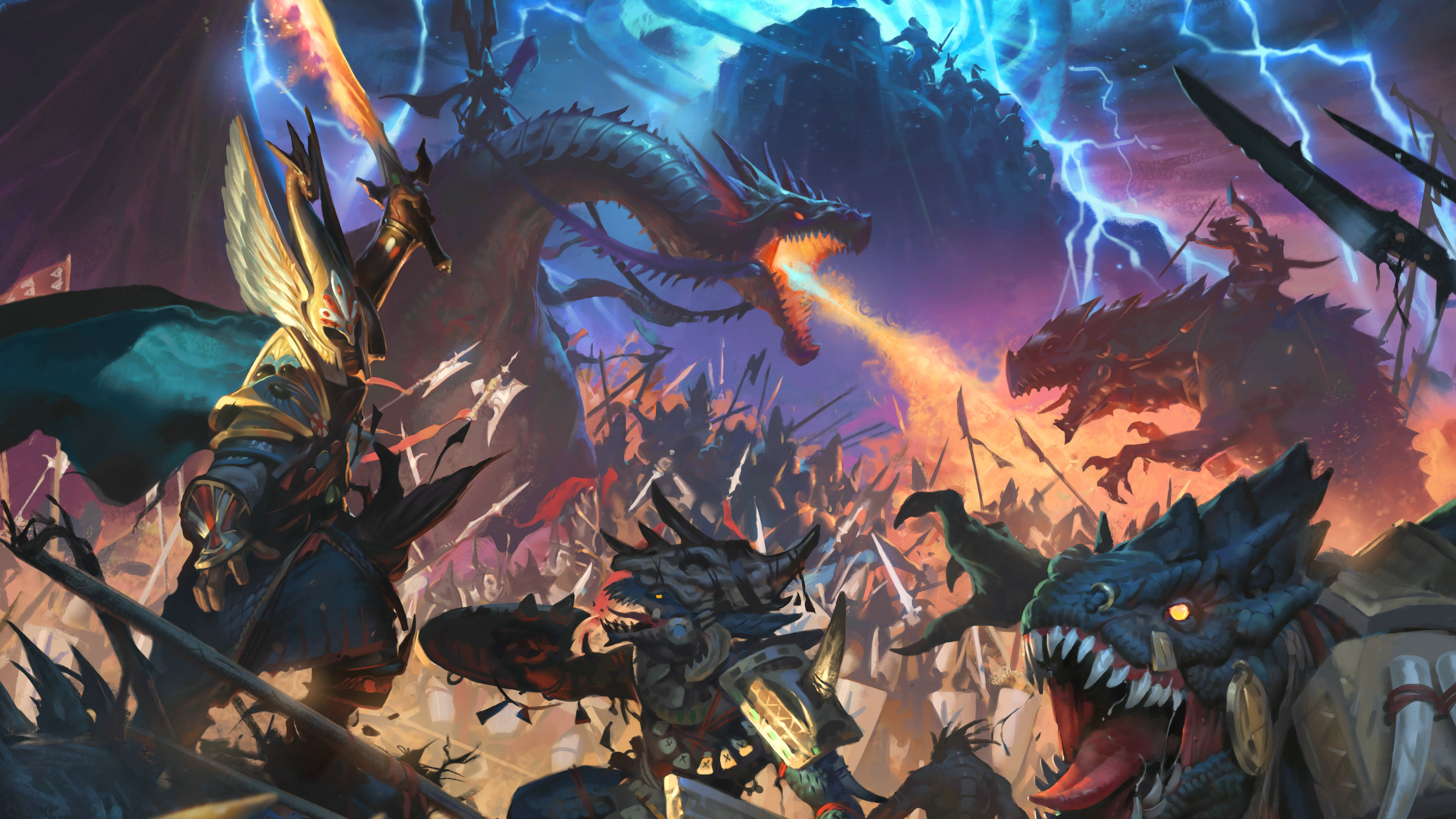 Популярні заставки і фони Total War: Warhammer Ii на комп'ютер