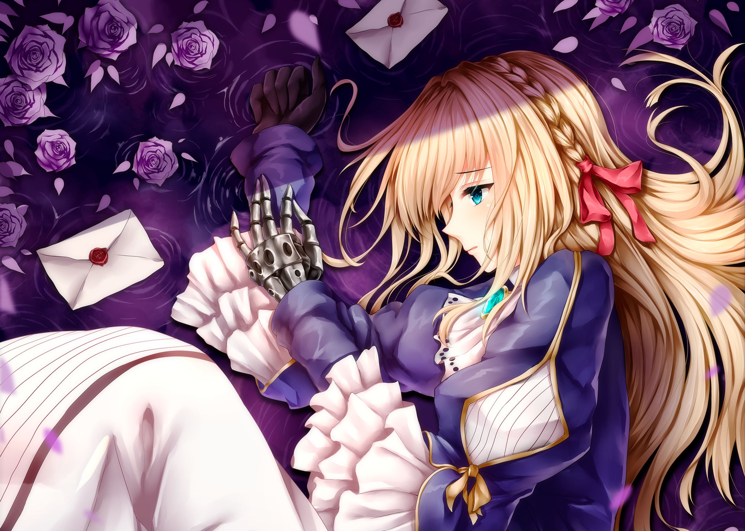 violet evergarden (character), anime, violet evergarden