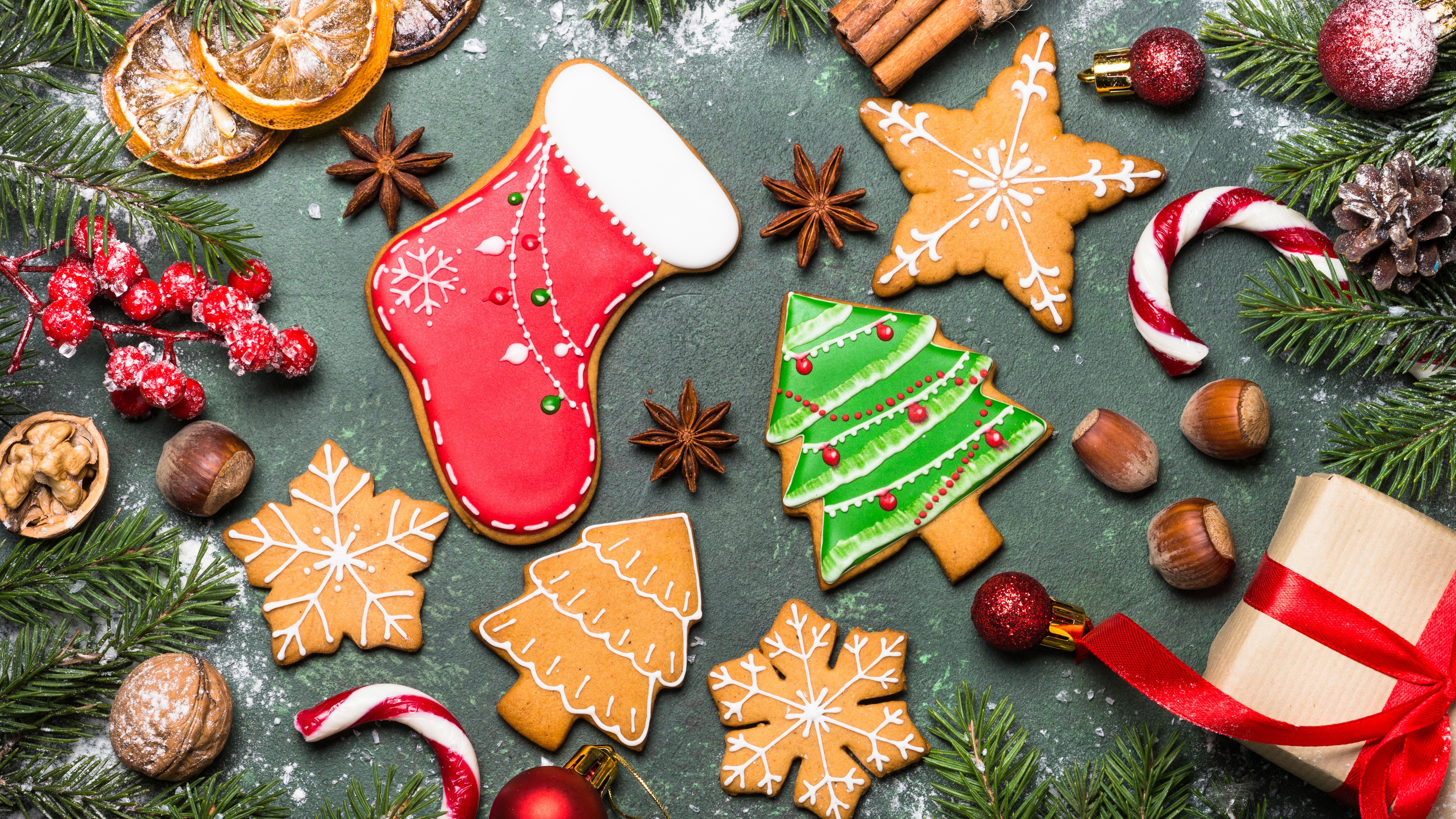 Free download wallpaper Food, Christmas, Snowflake, Cookie on your PC desktop