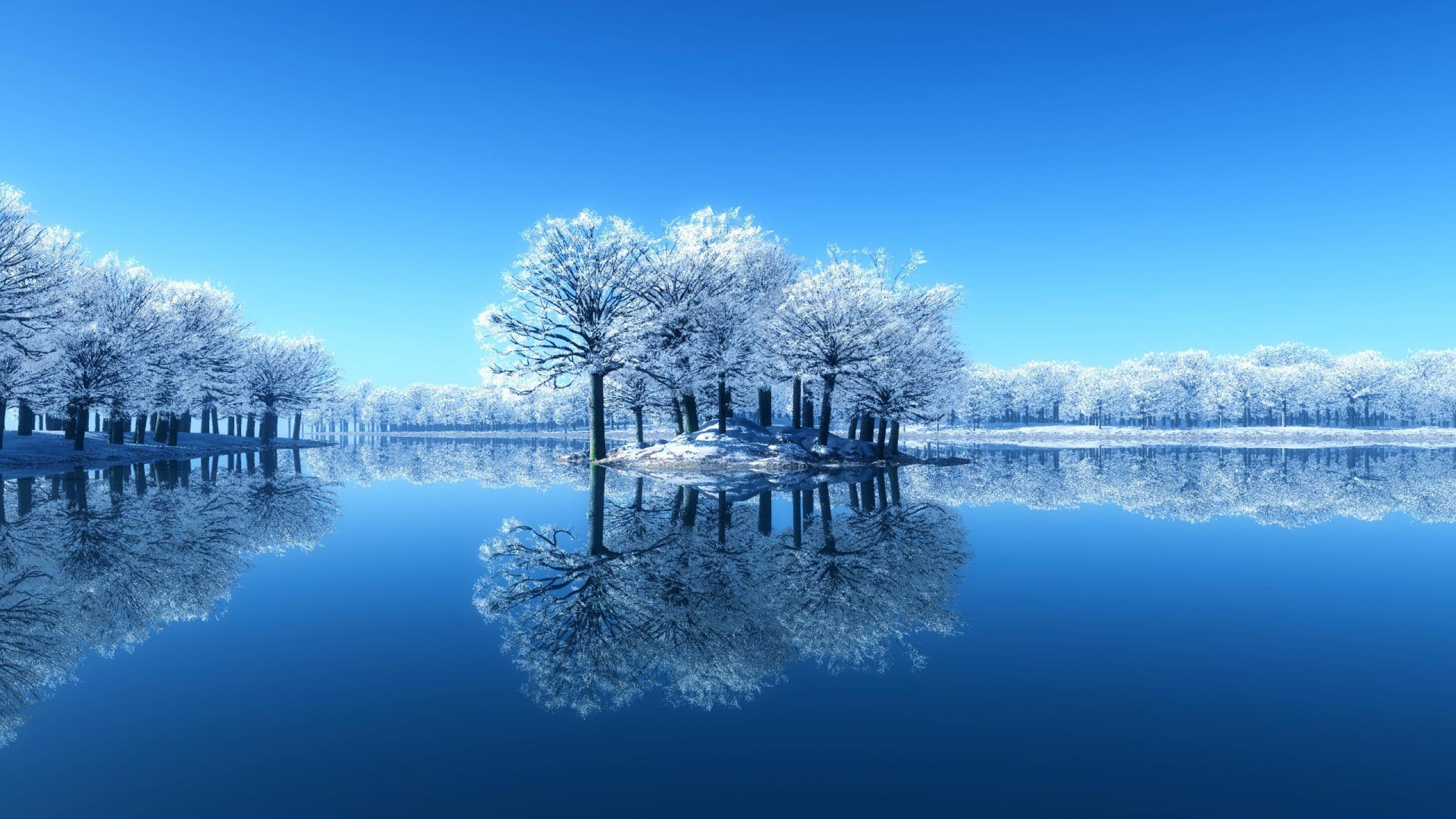 619229 descargar imagen lago, árbol, invierno, tierra/naturaleza, reflejo: fondos de pantalla y protectores de pantalla gratis