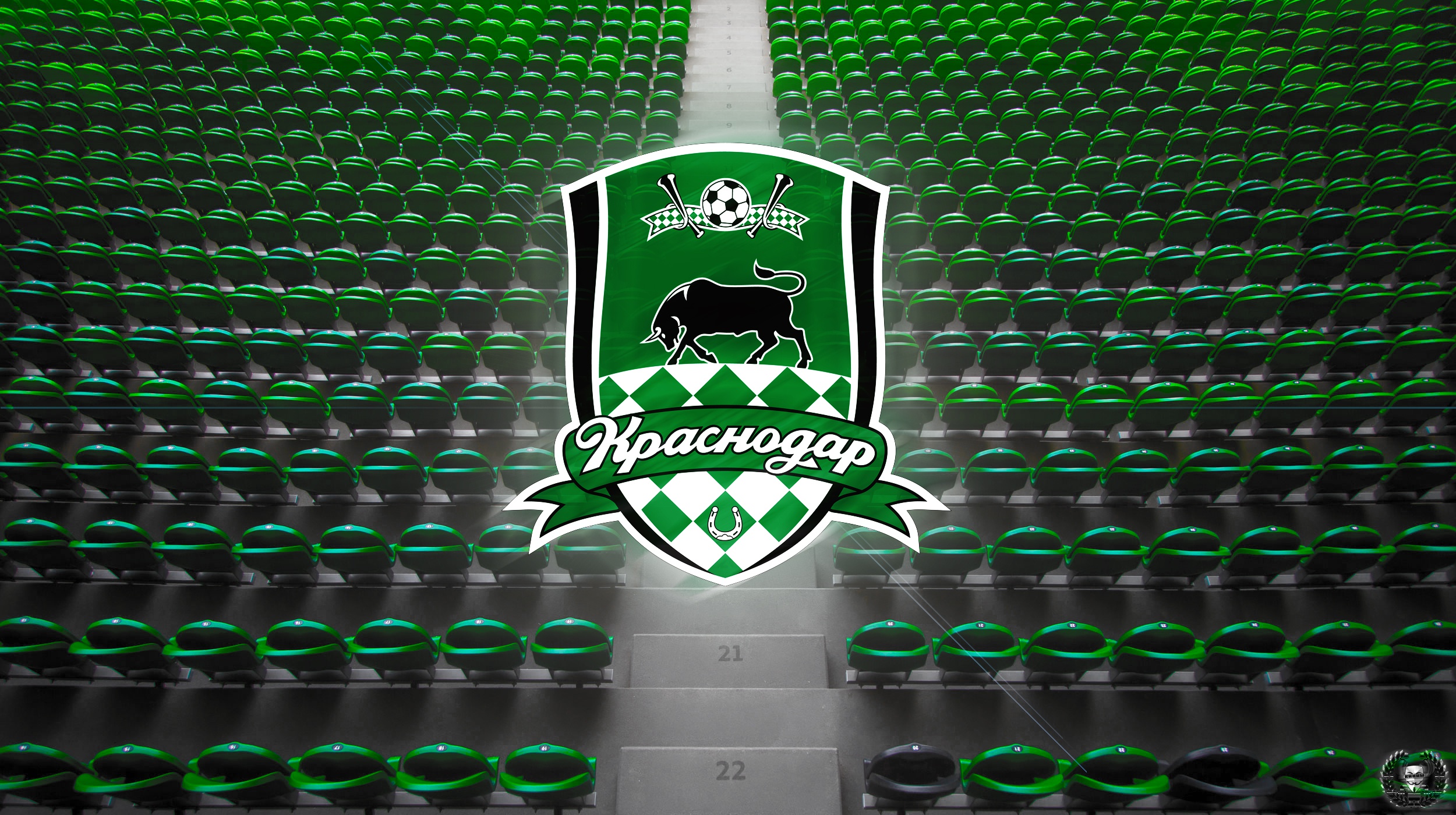 Téléchargez des papiers peints mobile Logo, Des Sports, Emblème, Football, Fc Krasnodar gratuitement.