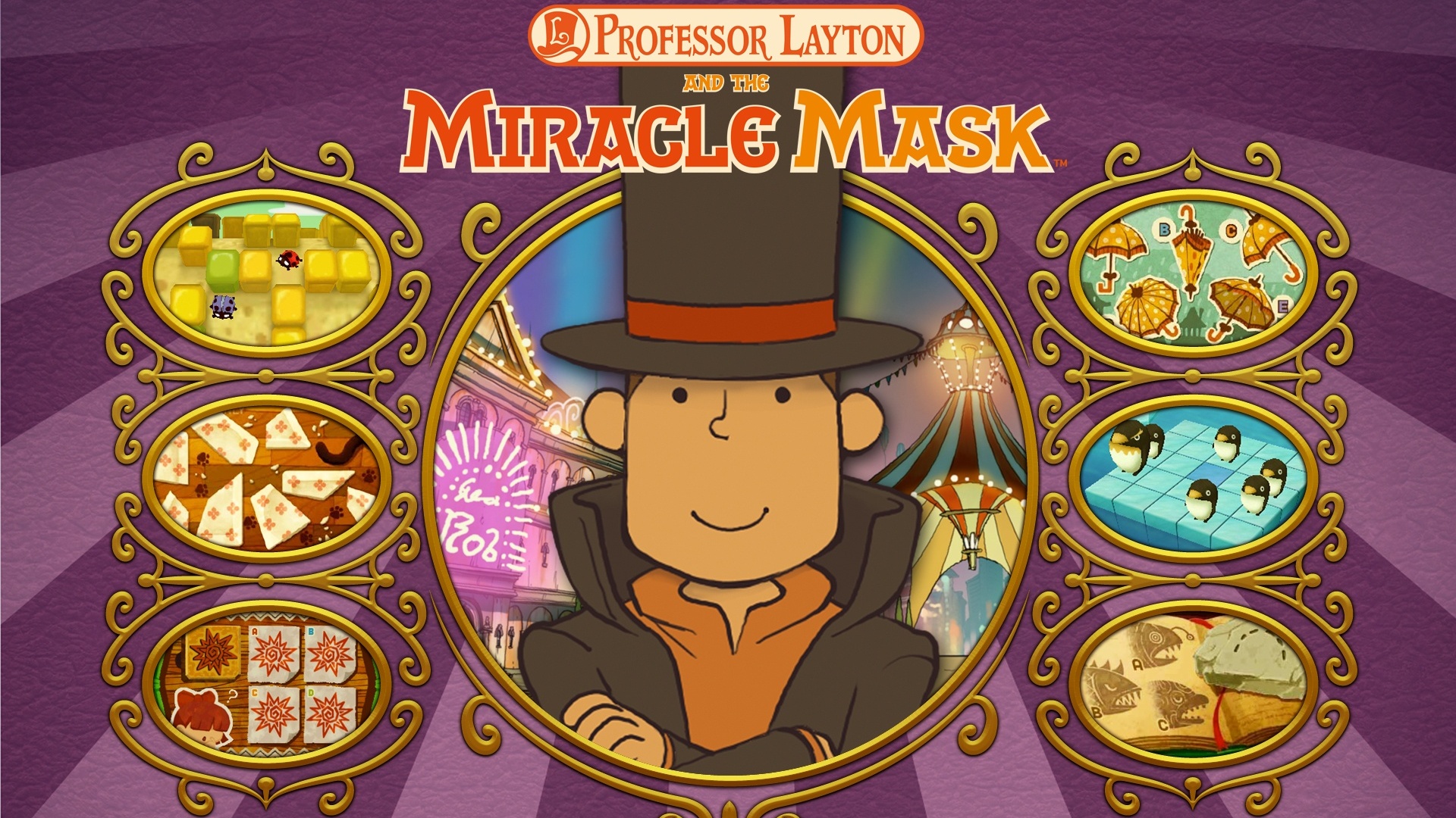 無料モバイル壁紙テレビゲーム, レイトン教授と奇跡の仮面をダウンロードします。