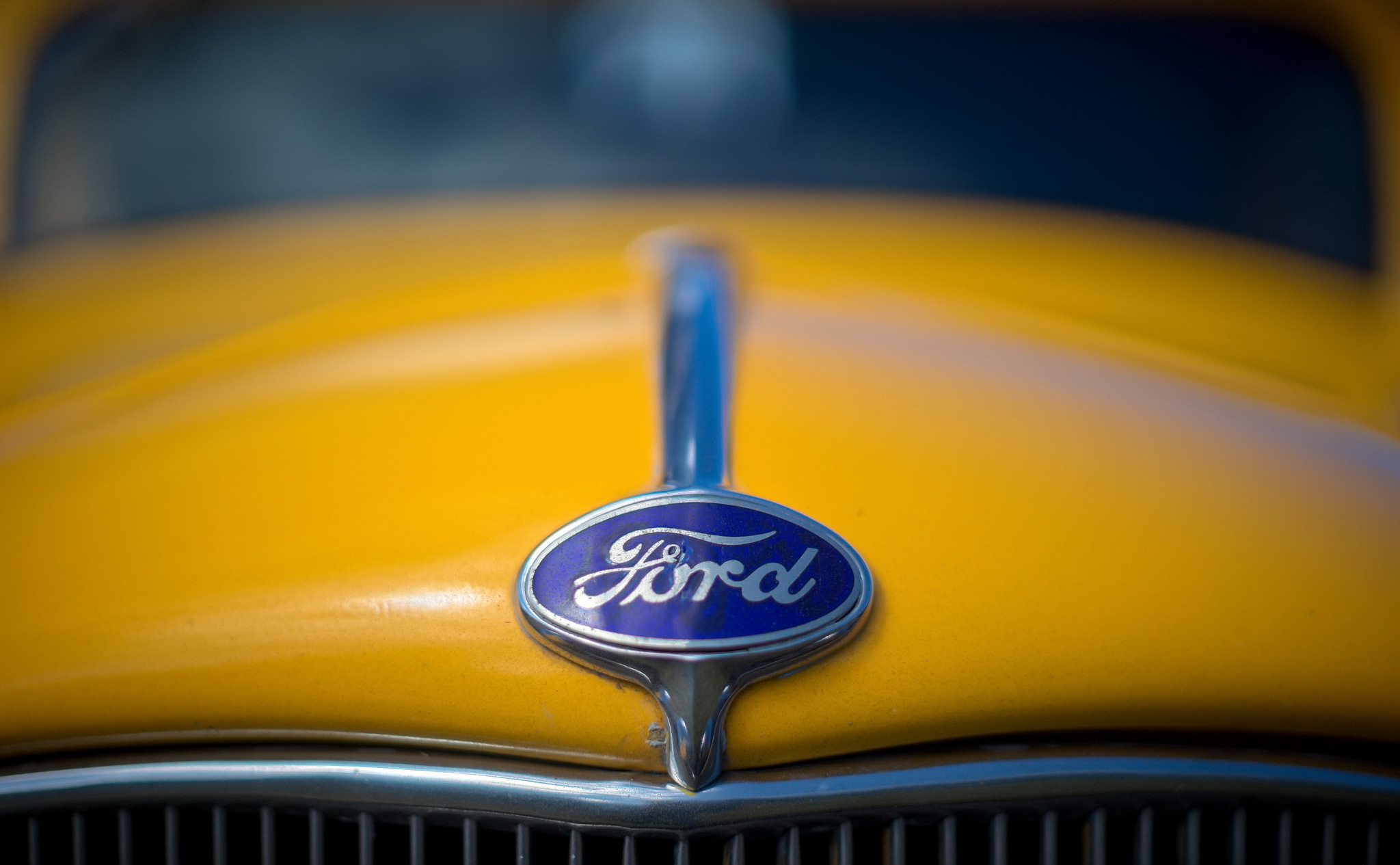Download mobile wallpaper Ford, Logo, Vehicles for free.
